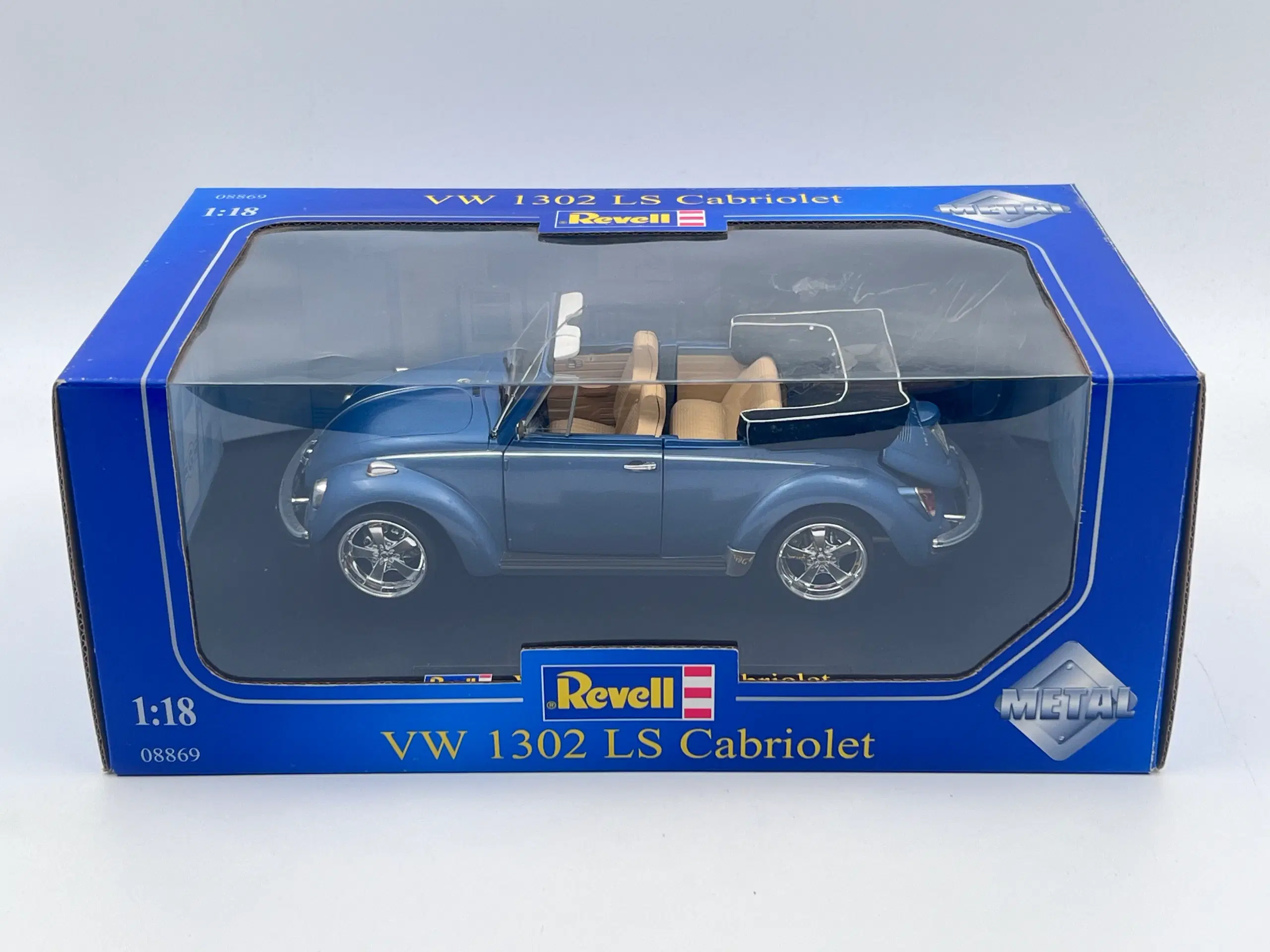 1970 VW 1302 LS Cabriolet - 1:18  Sjælden udbudt