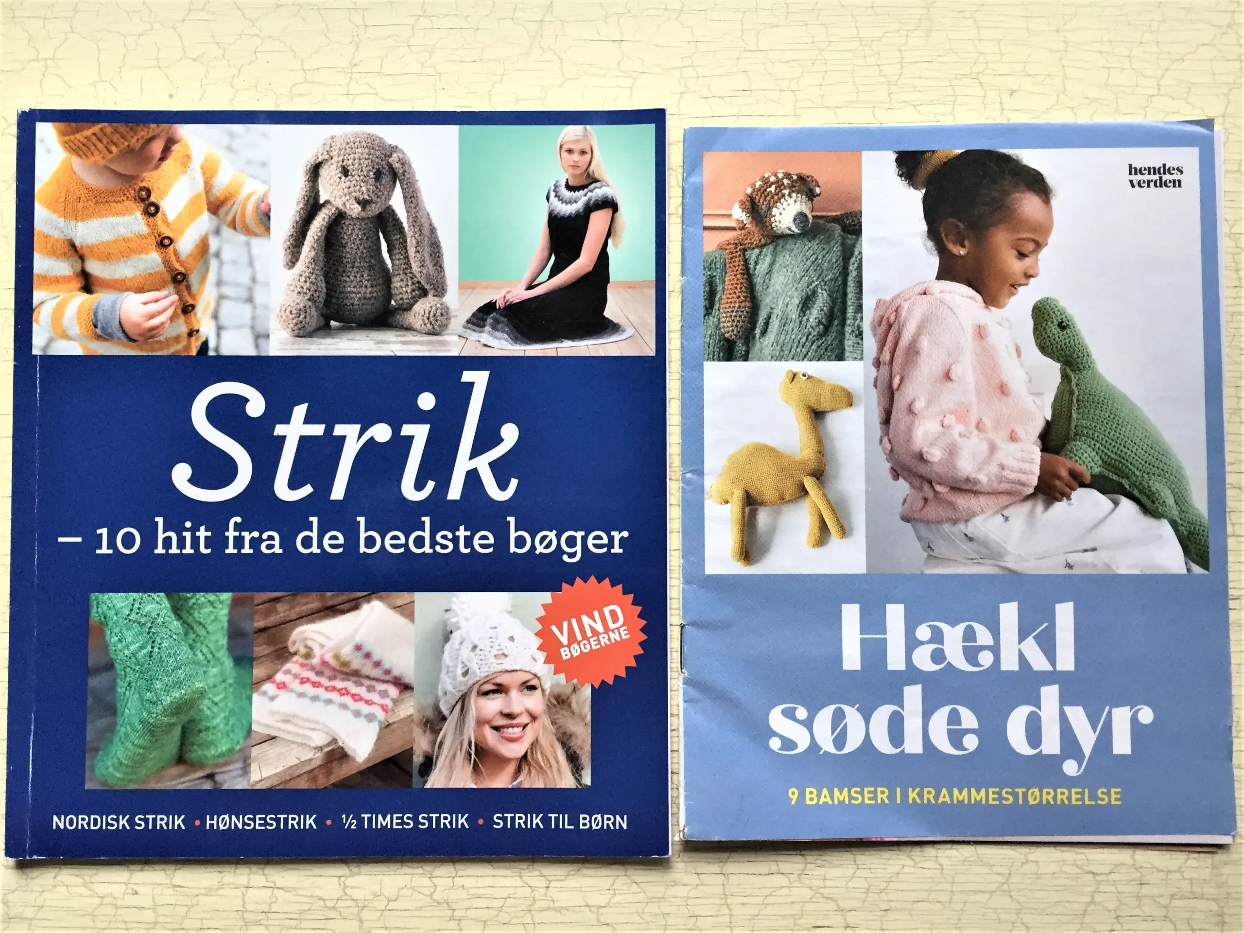 Hækl sy og strik søde tøjdyr krammedukker mm