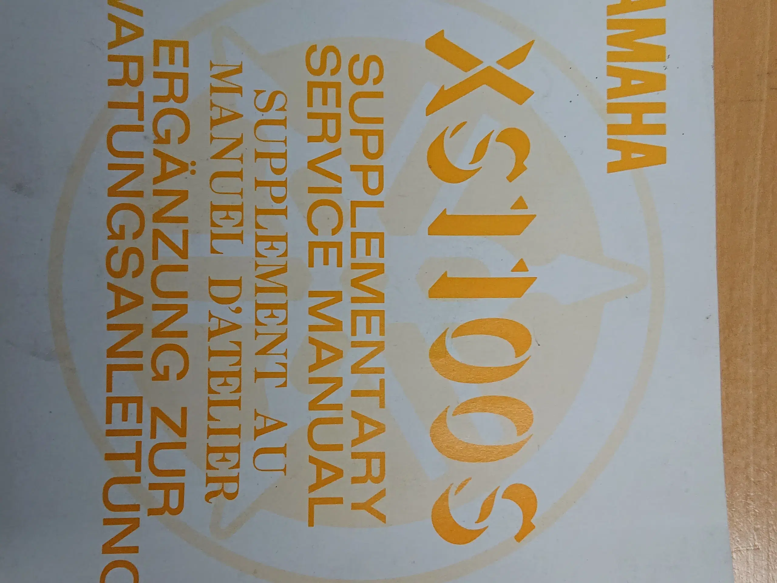 services manual Yamaha XS100S+owners book