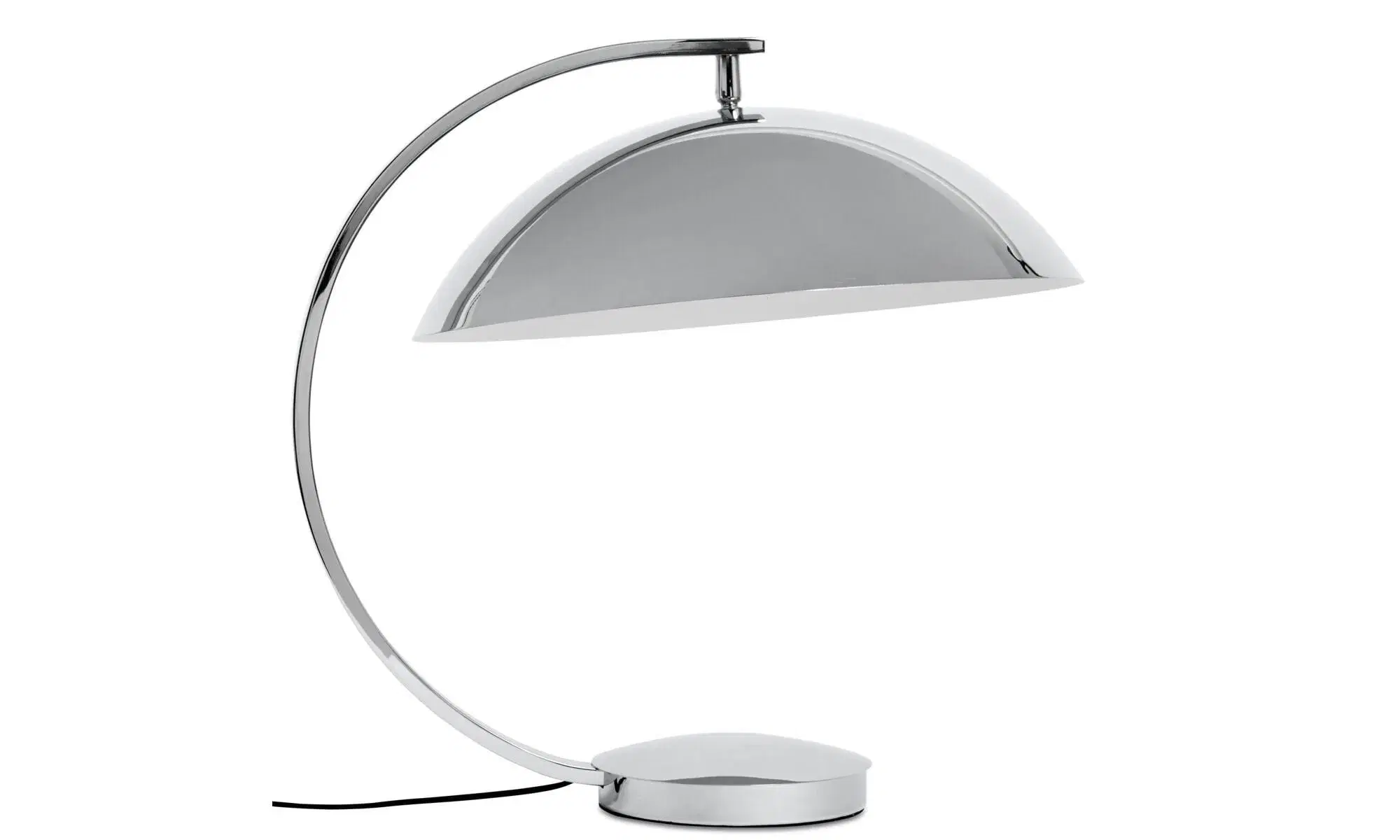 designerbordlampe fra Boconcept -shelter chrome