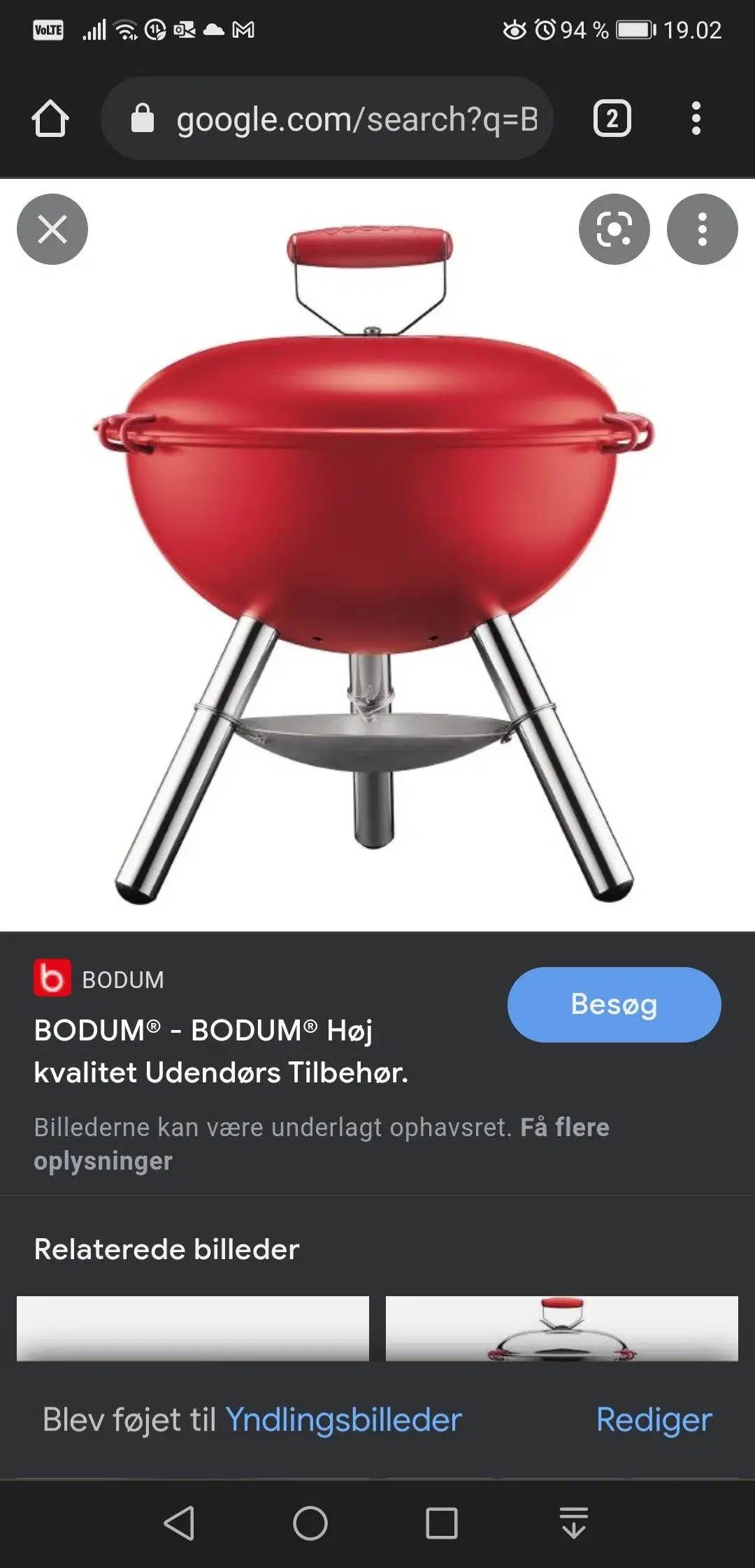 Bodum Fyrkat Picnic Grill