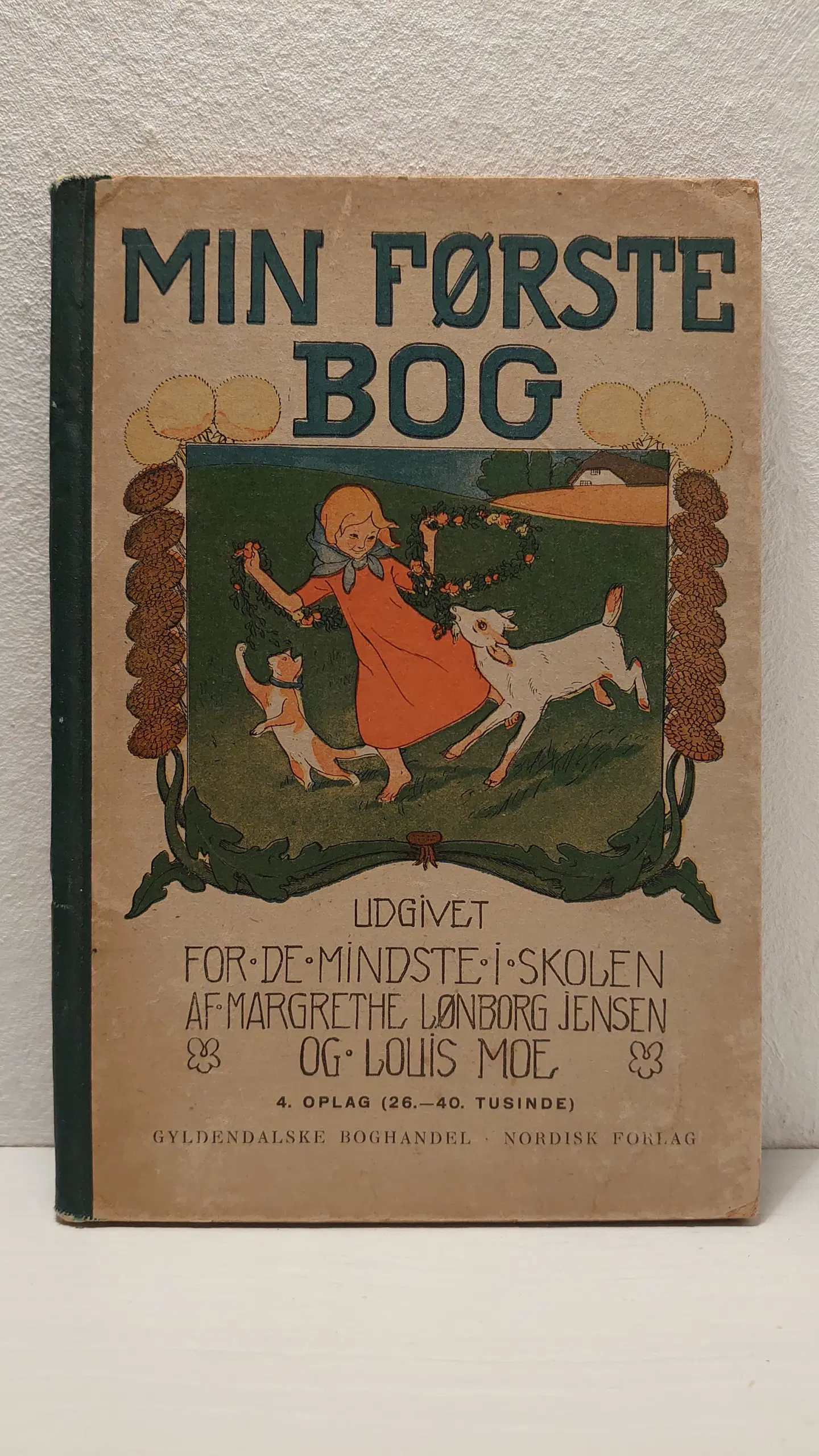 Louis Moe: Min første Bog 1udg4oplag 1919 Pæn