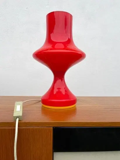 Cool retro glas lampe