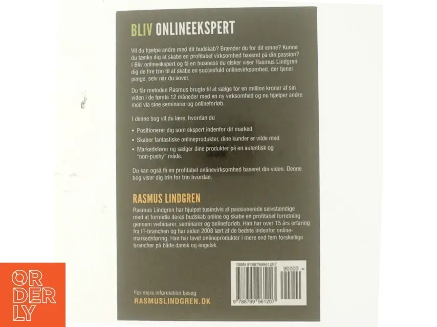 Bliv Onlineekspert Og Fa En Business Du Elsker (Paperback) (Bog)