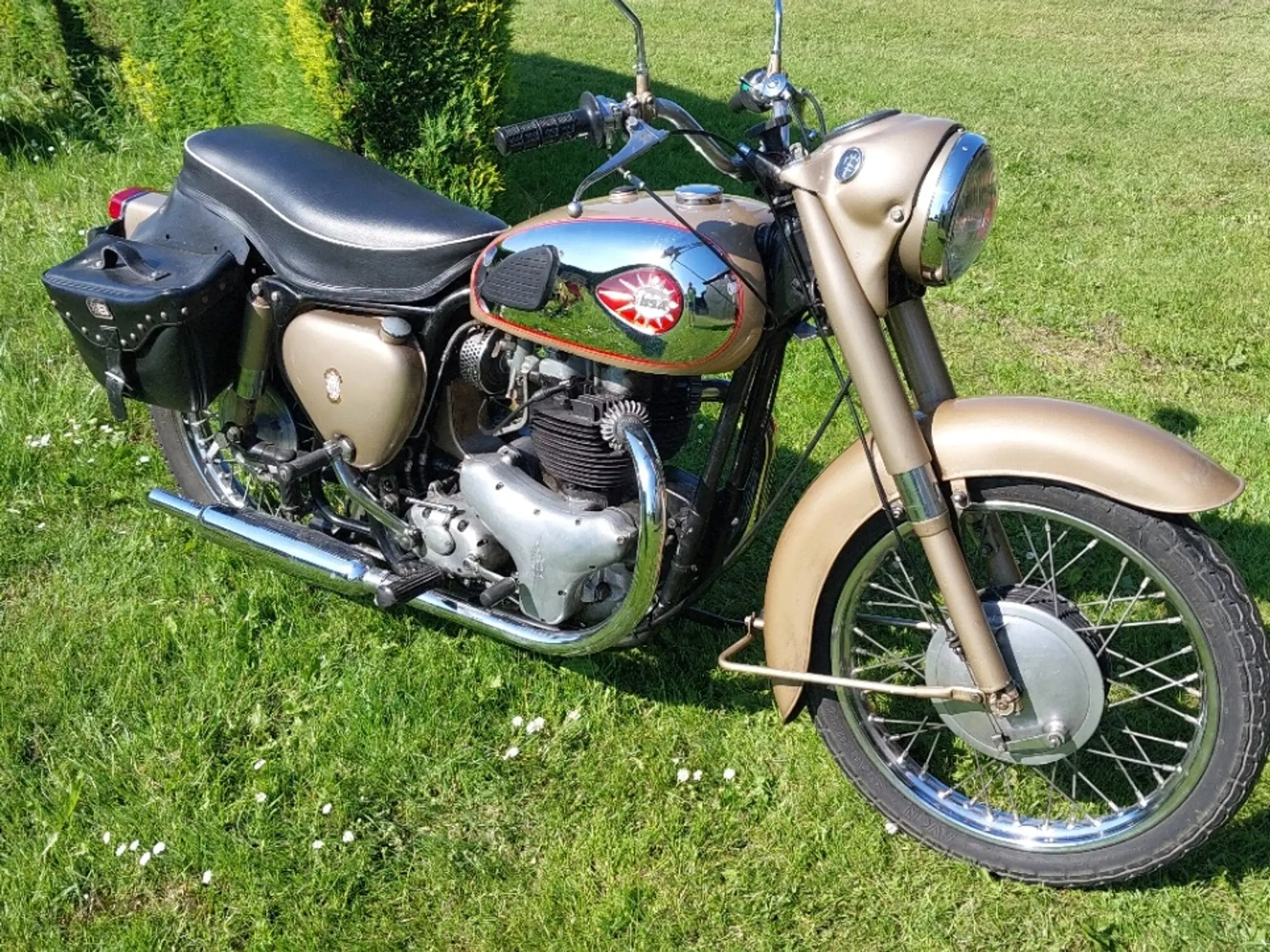 Veteranmotorcykel BSA Golden Flash 1958