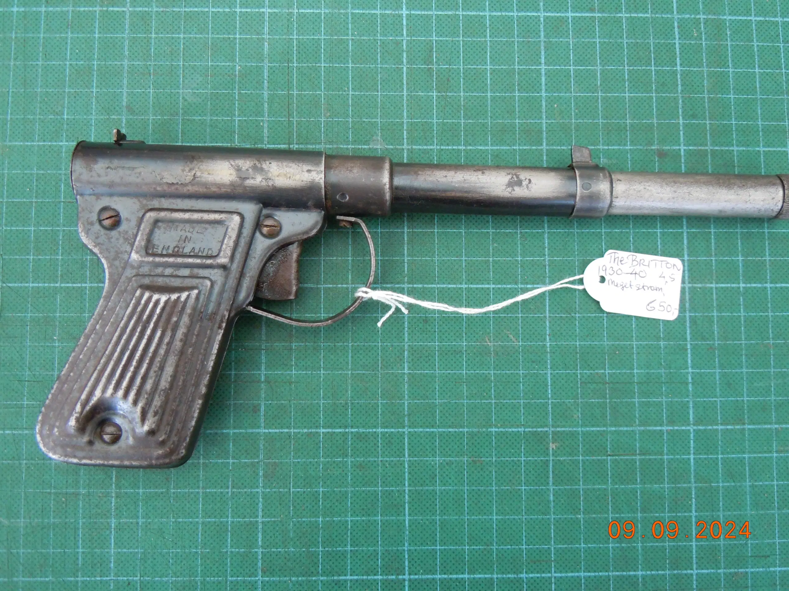 Sjælden luftpistol The Briton 1930-40