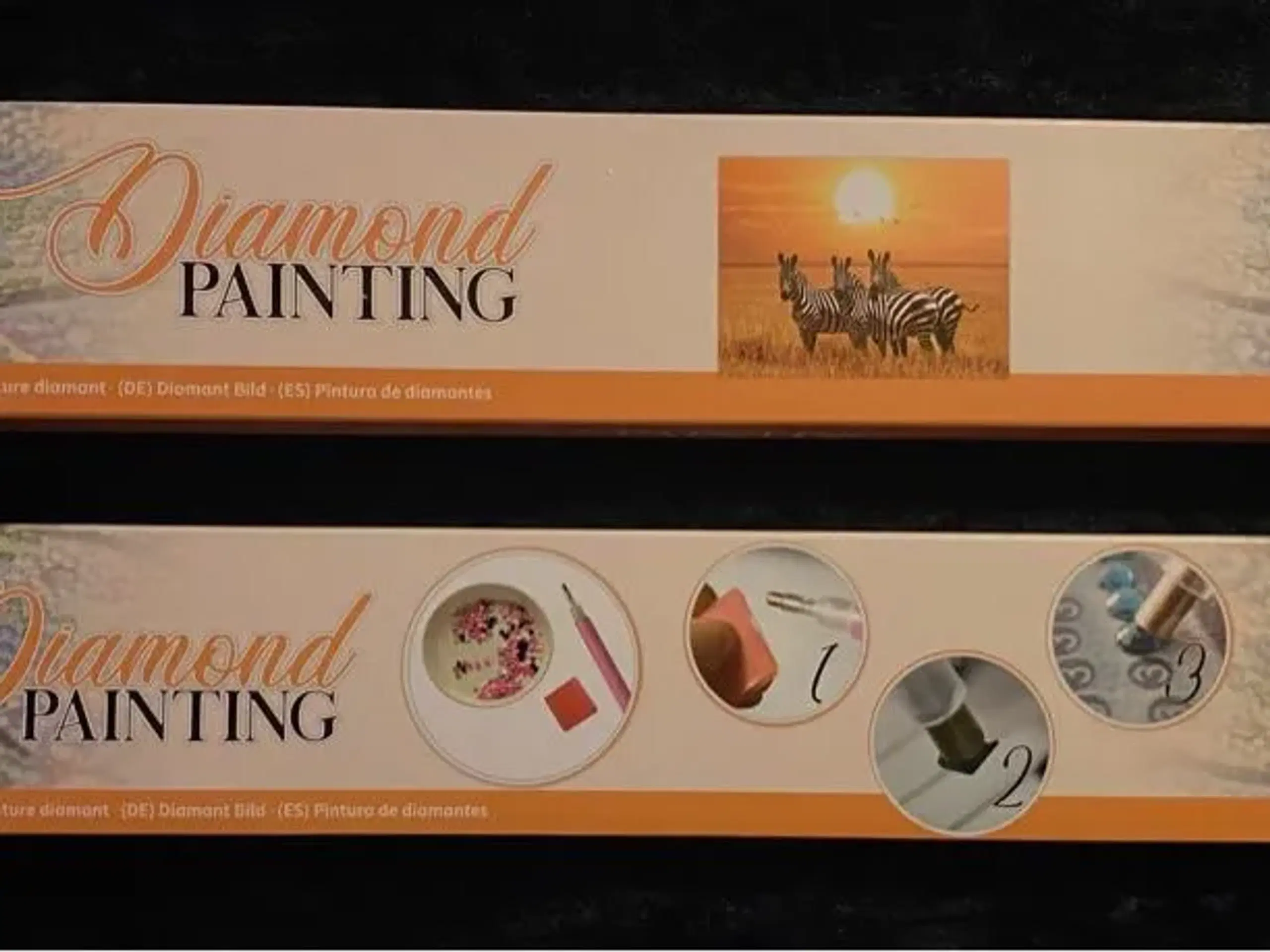 Diamond painting zebra