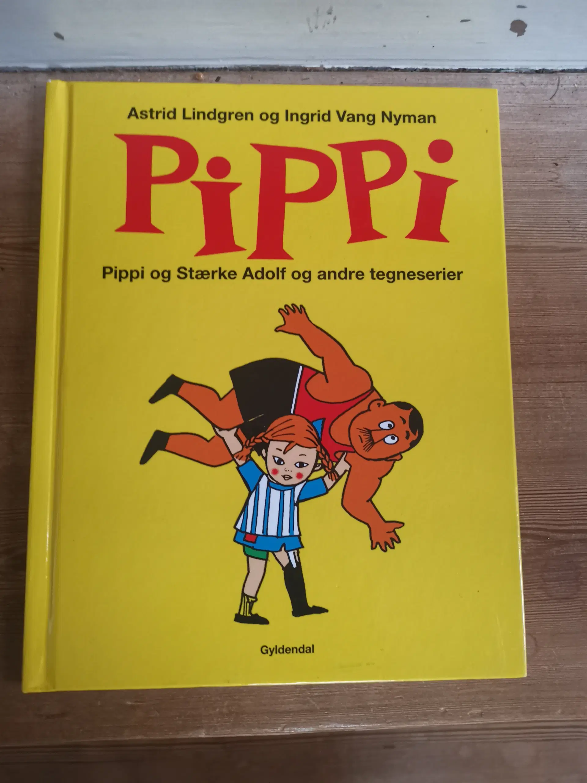 Pippi og Stærke Adolf og andre tegneserier Bog