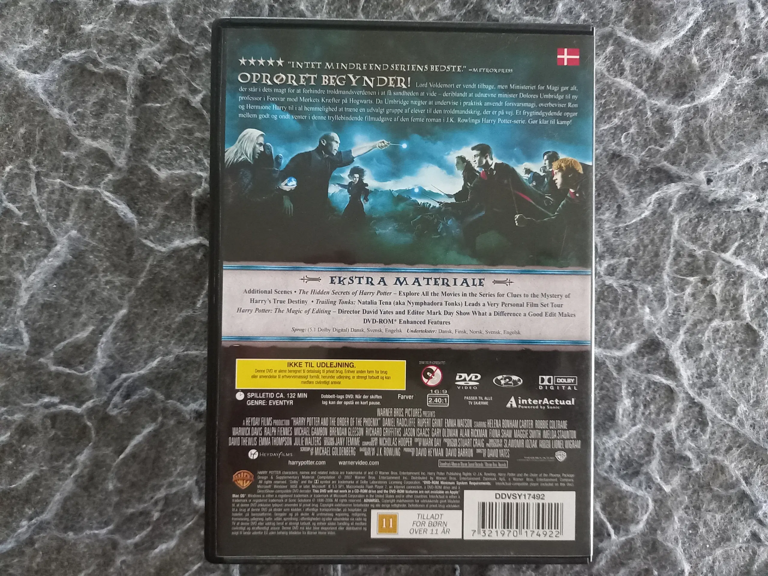 Harry Potter Og Fønixordenen Dobbelt DVD