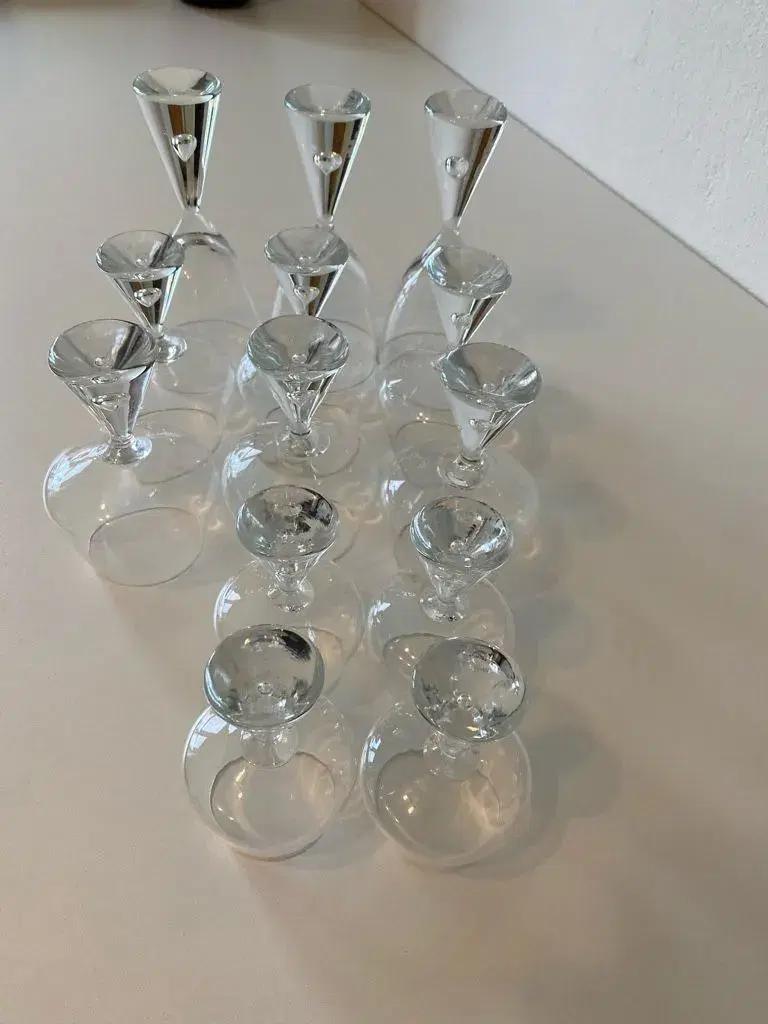 Holmegaard Princess glas sælges  500 kr