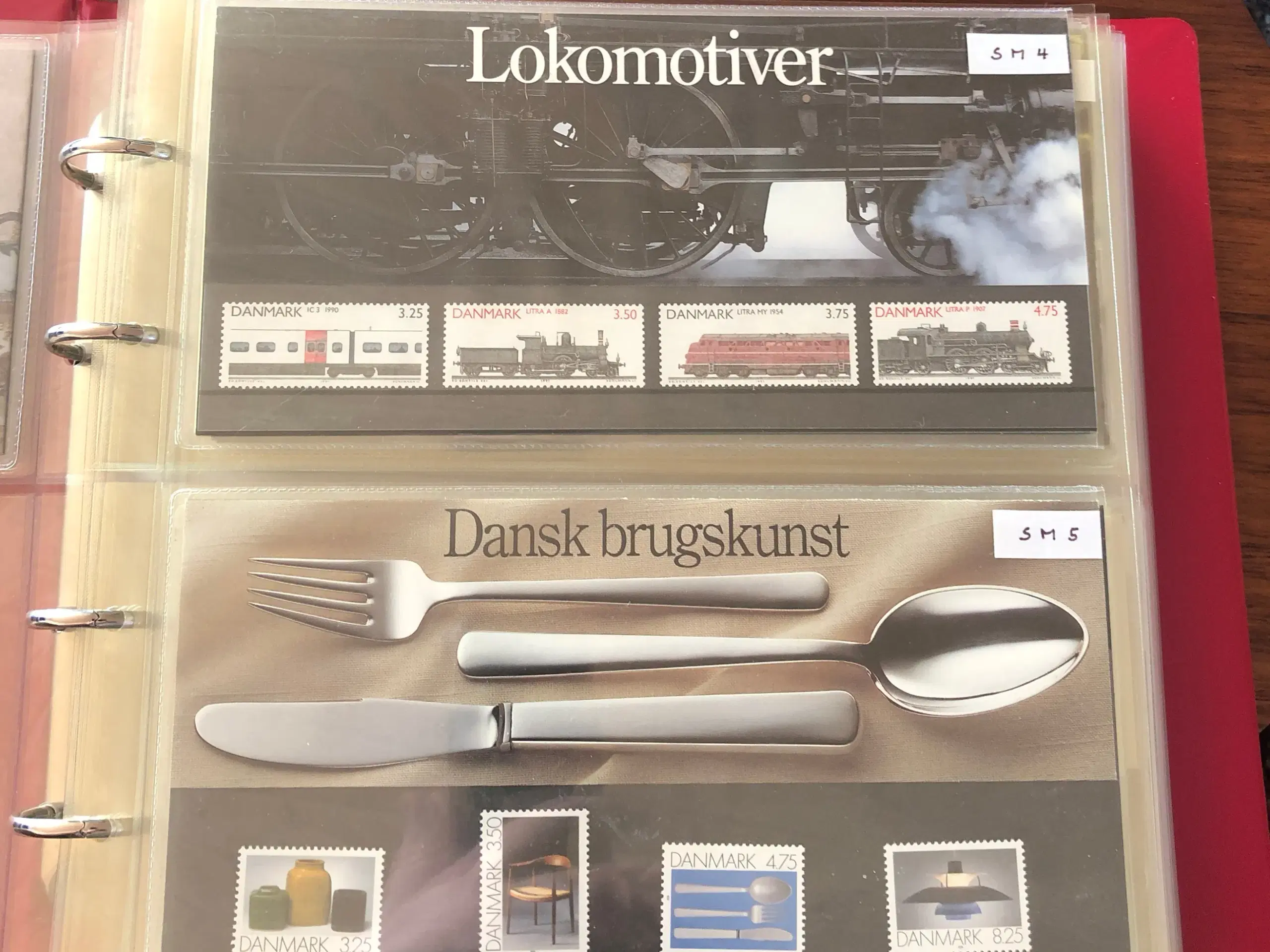 Danmark postfriske souvenirmapper