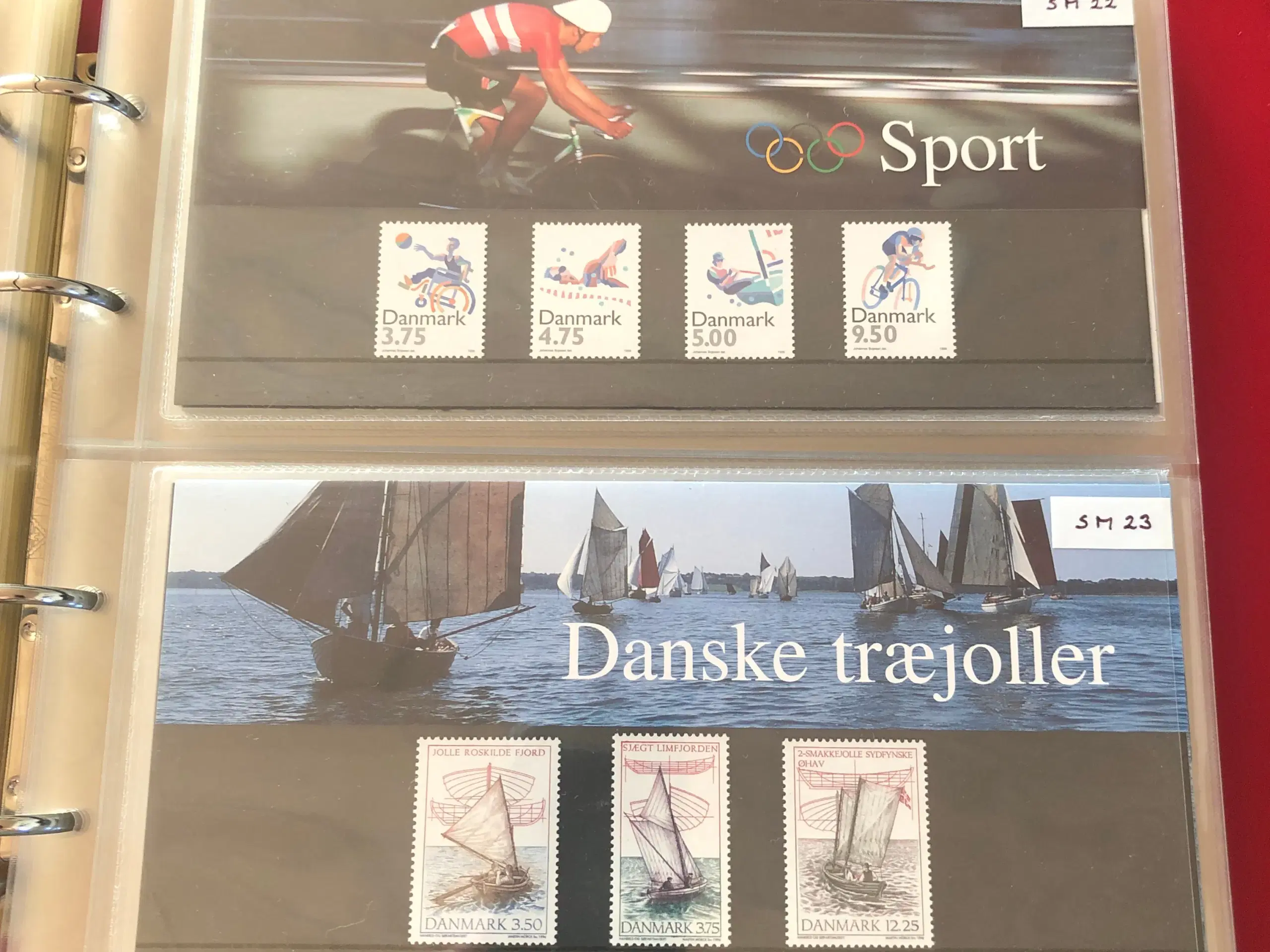 Danmark postfriske souvenirmapper