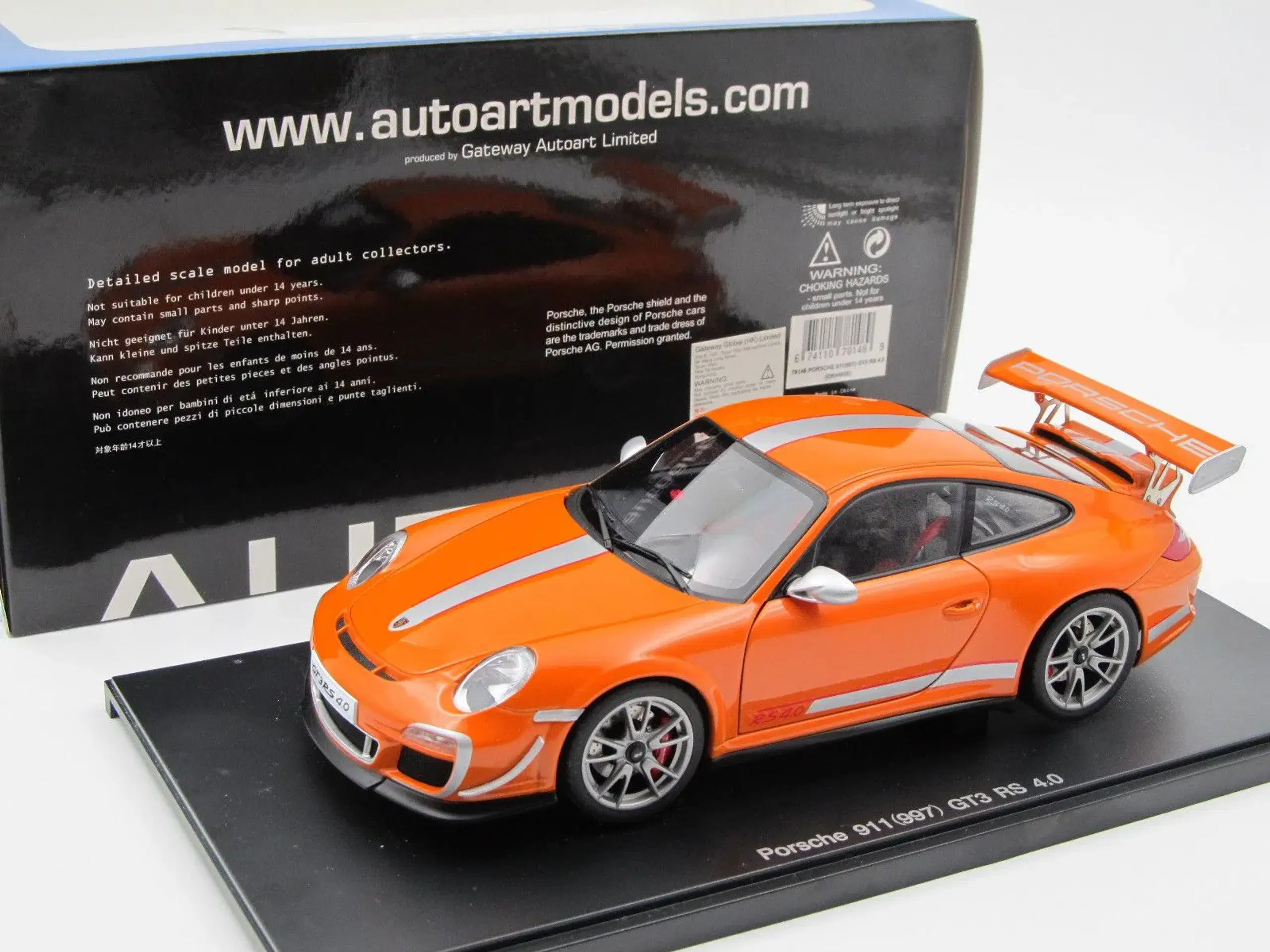 2011 Porsche 911 (997) GT3  RS 40 1:18  - AUTOart