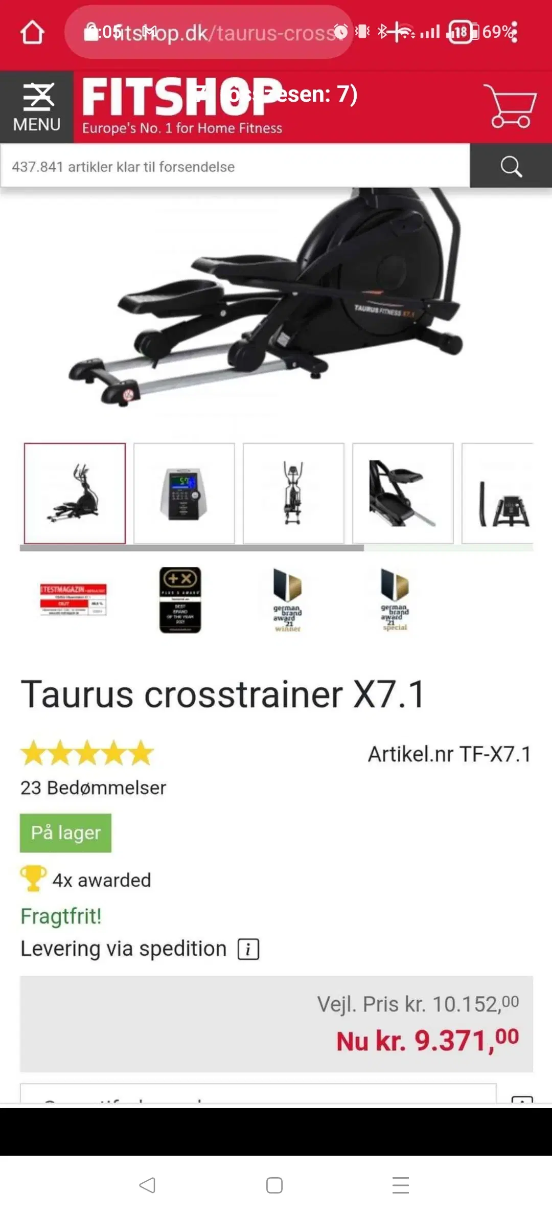 Taurus cross trainer