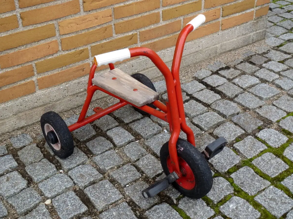 Kraftig trehjulet cykel