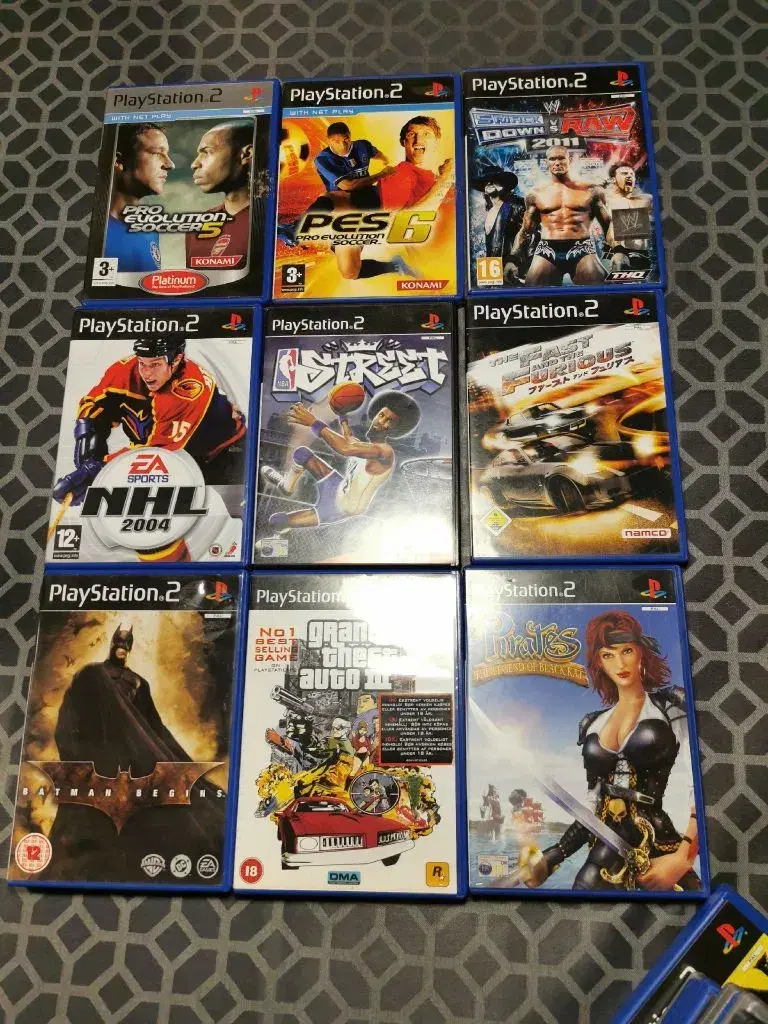 20 ps2 spil fra 35kr pr stk!