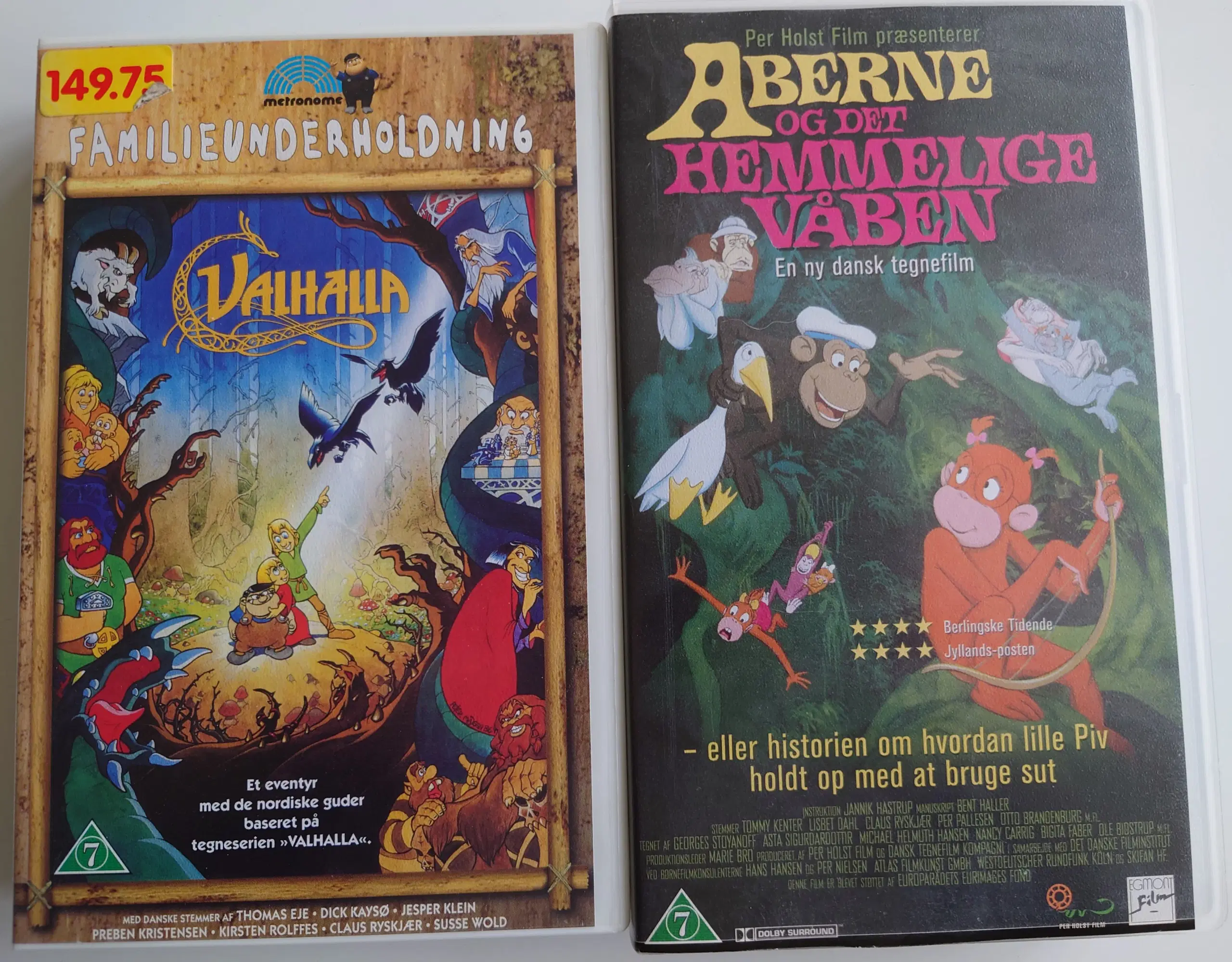 Disney VHS m danske stemmer + DK  INT klassikere