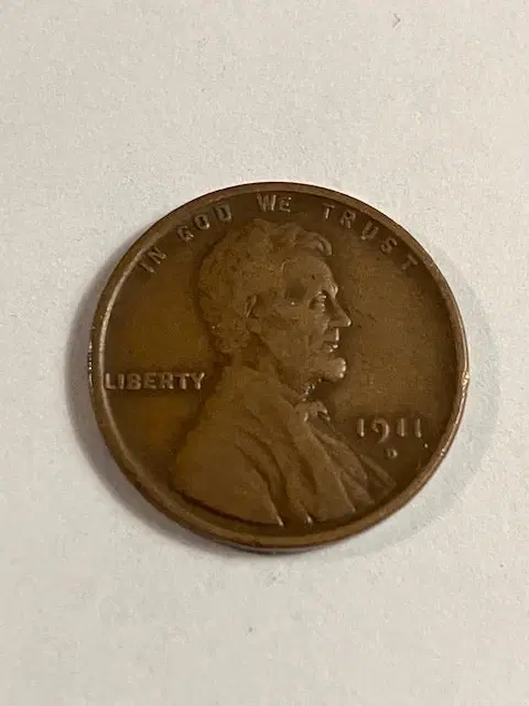 One Cent 1911 D USA