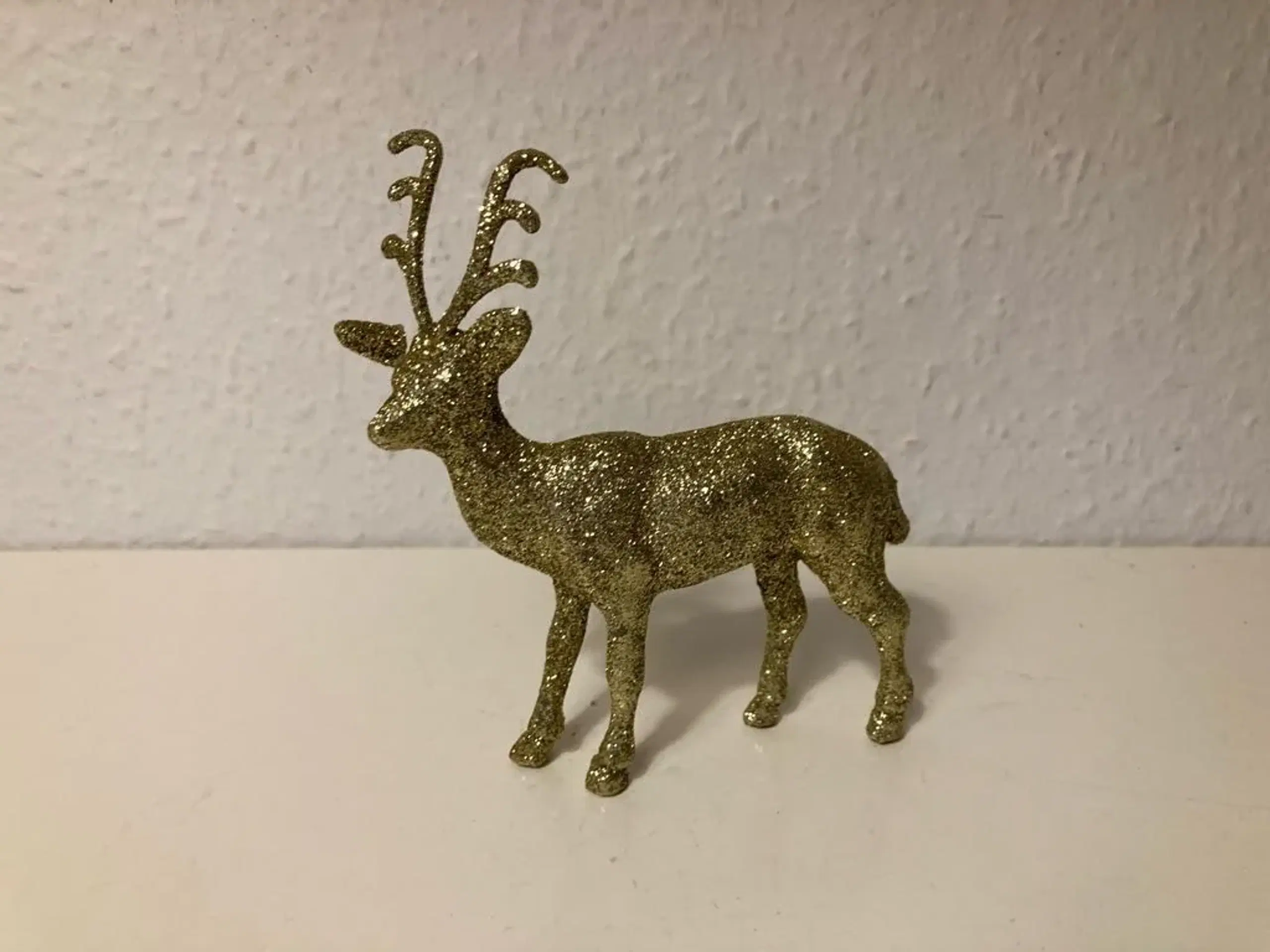 12x14 Dådyr bambi kronhjort guld m gevir