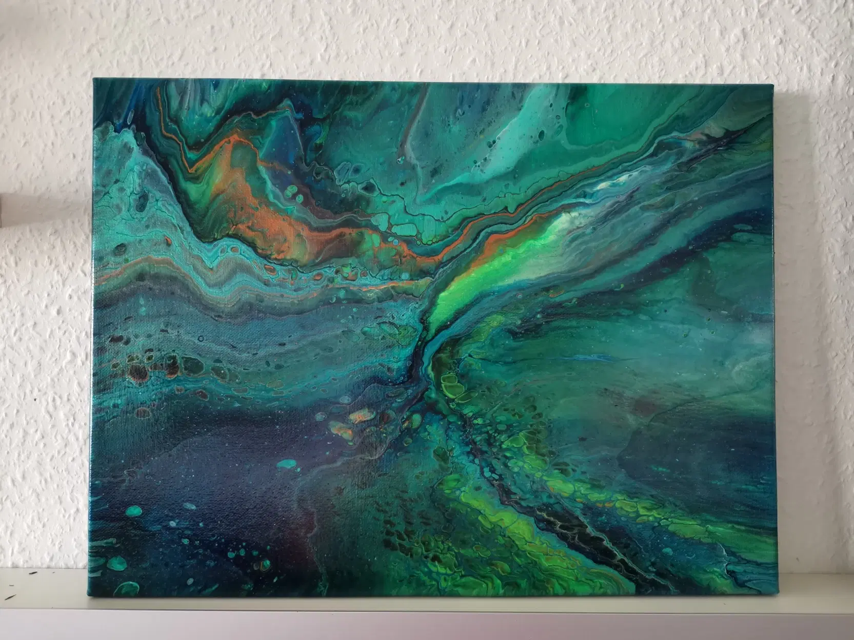 Akrylmalerier i Fluid Art - 30x40 cm