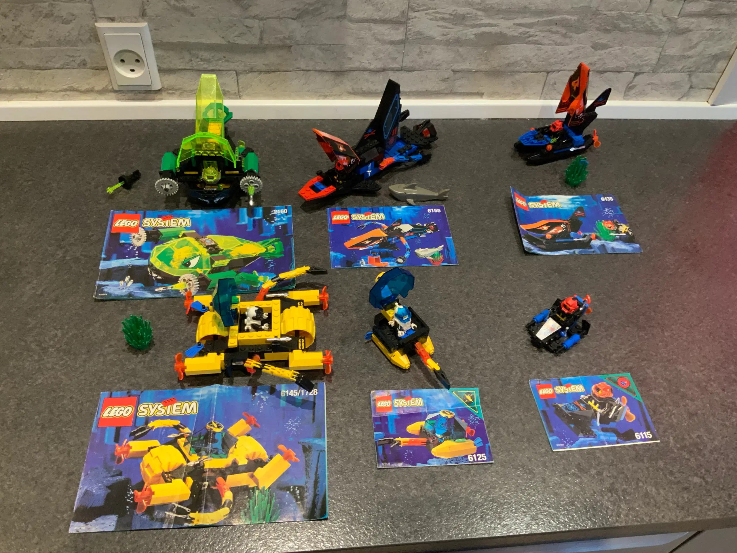 6 lego aquazone sæt