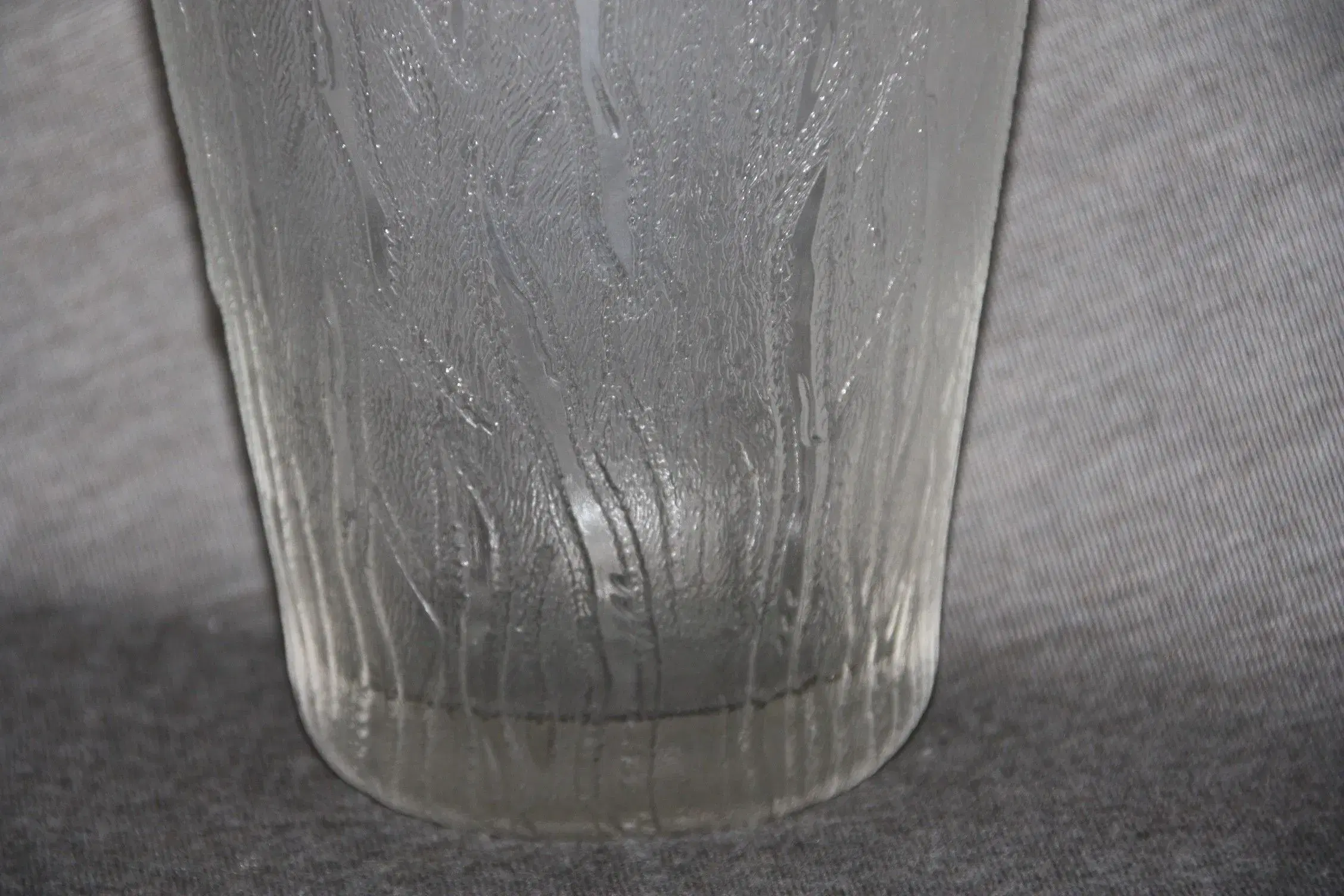 Glas vase højde 24 cm