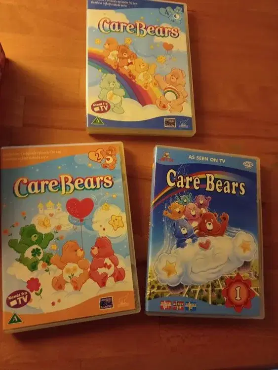 CARE BEARS DVD box plus 3 dvd