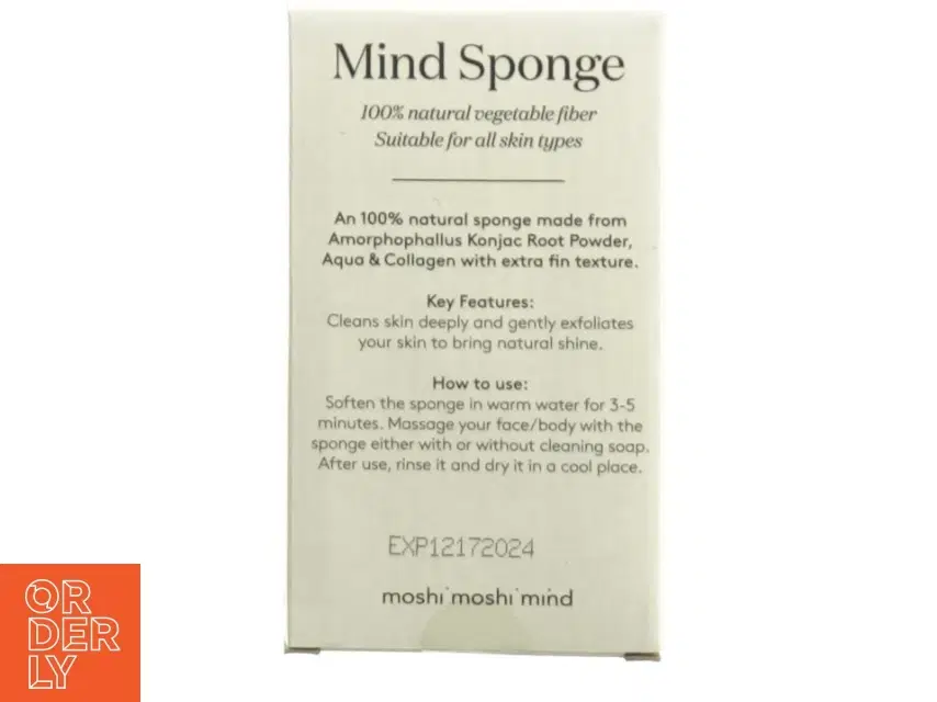 Mind sponge fra Moshi Moshi Mind (str 12 x 7 cm)