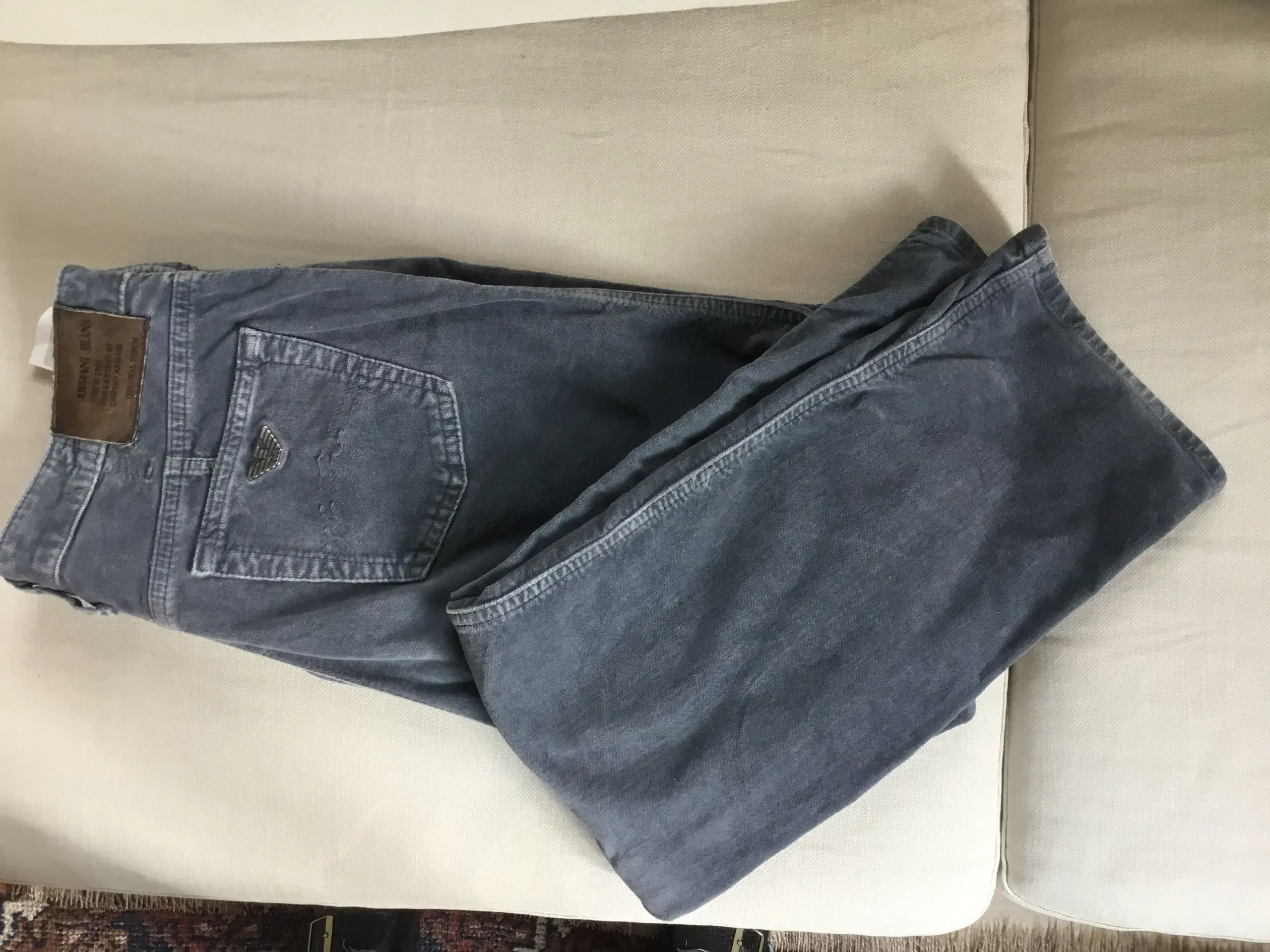 Armani velour jeans