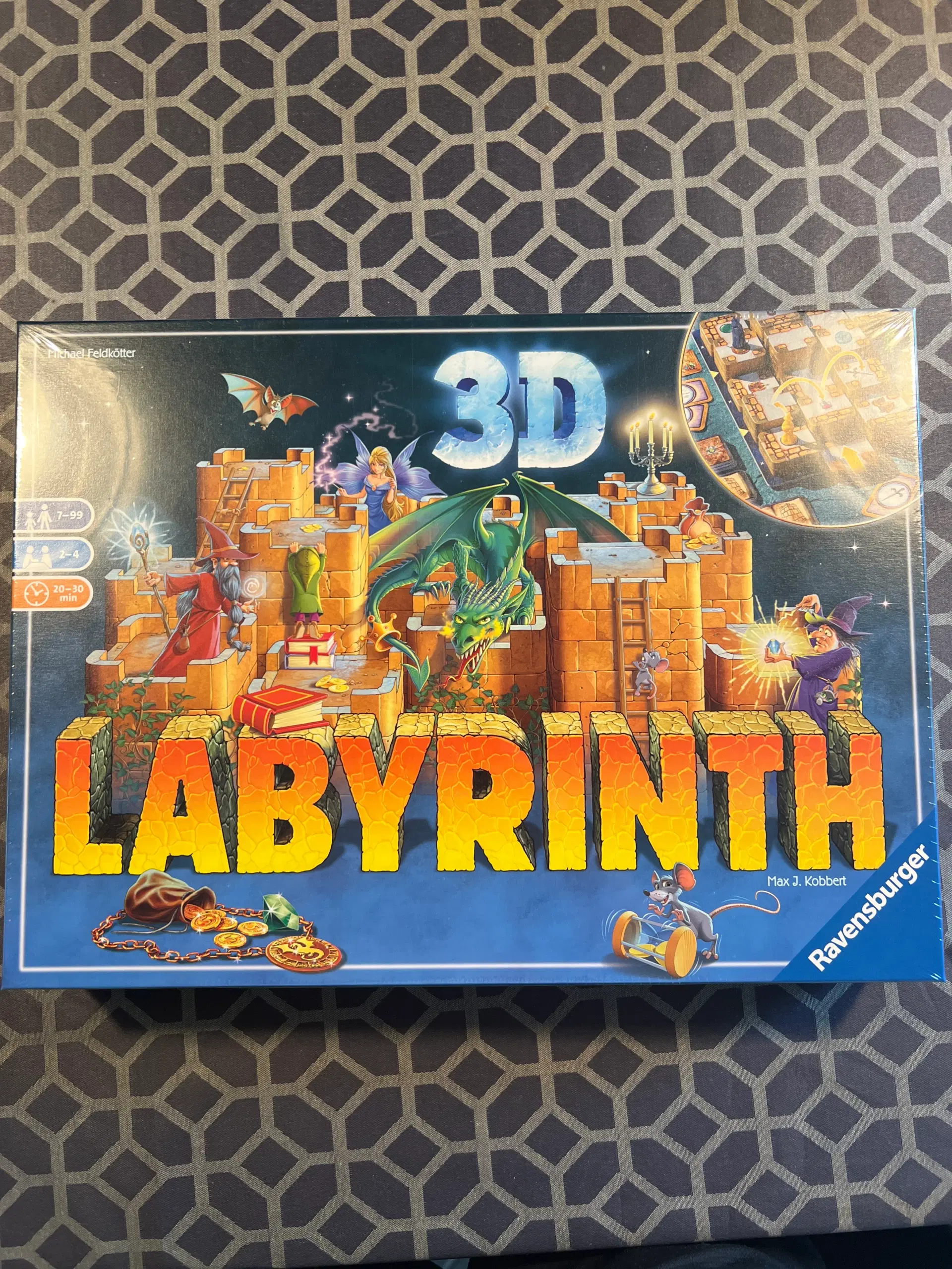 Uåbnet 3 DLabyrinth brætspil