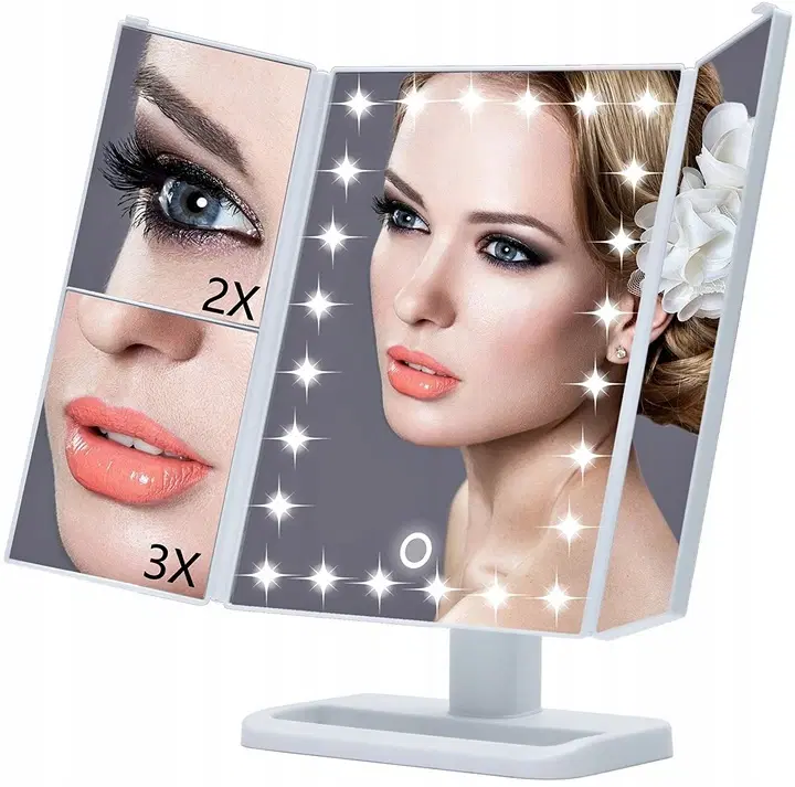 NY! Hollywood Makeup Spejl med 22 LED