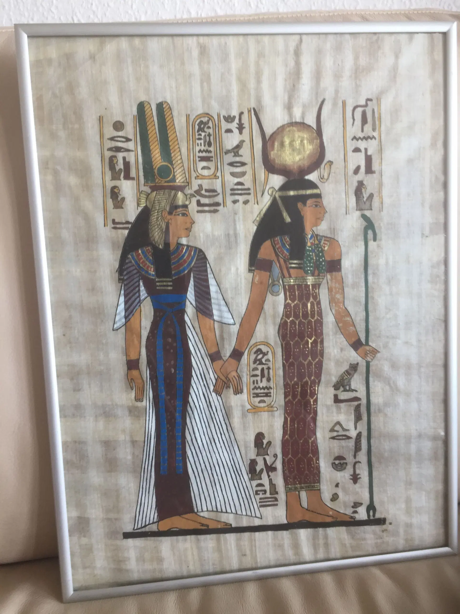 Flot Egyptisk Billede ?? 31x41 cm