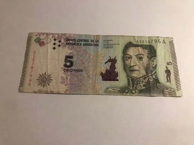 5 pesos Argentina