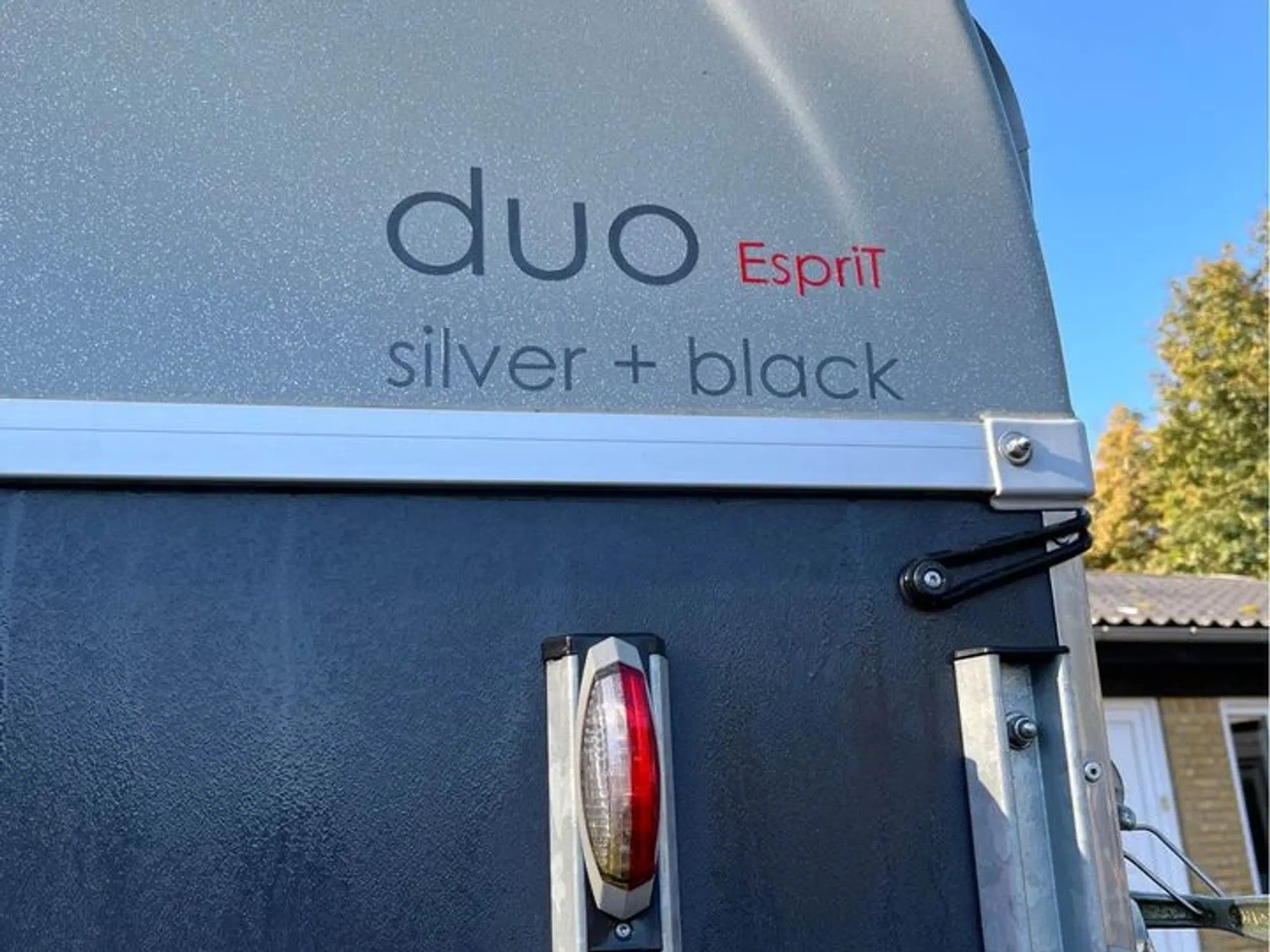 Heste Trailer Böckmann duo esprit silver+ Black