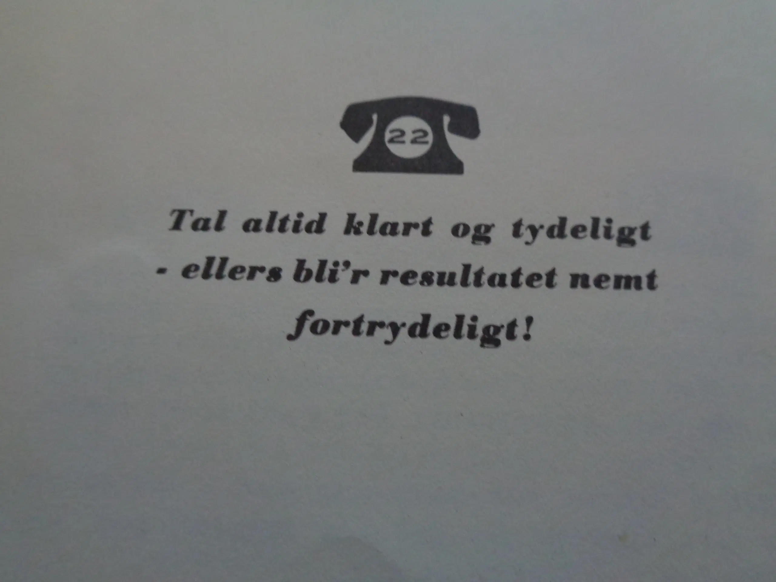 Takt  tone i telefonen