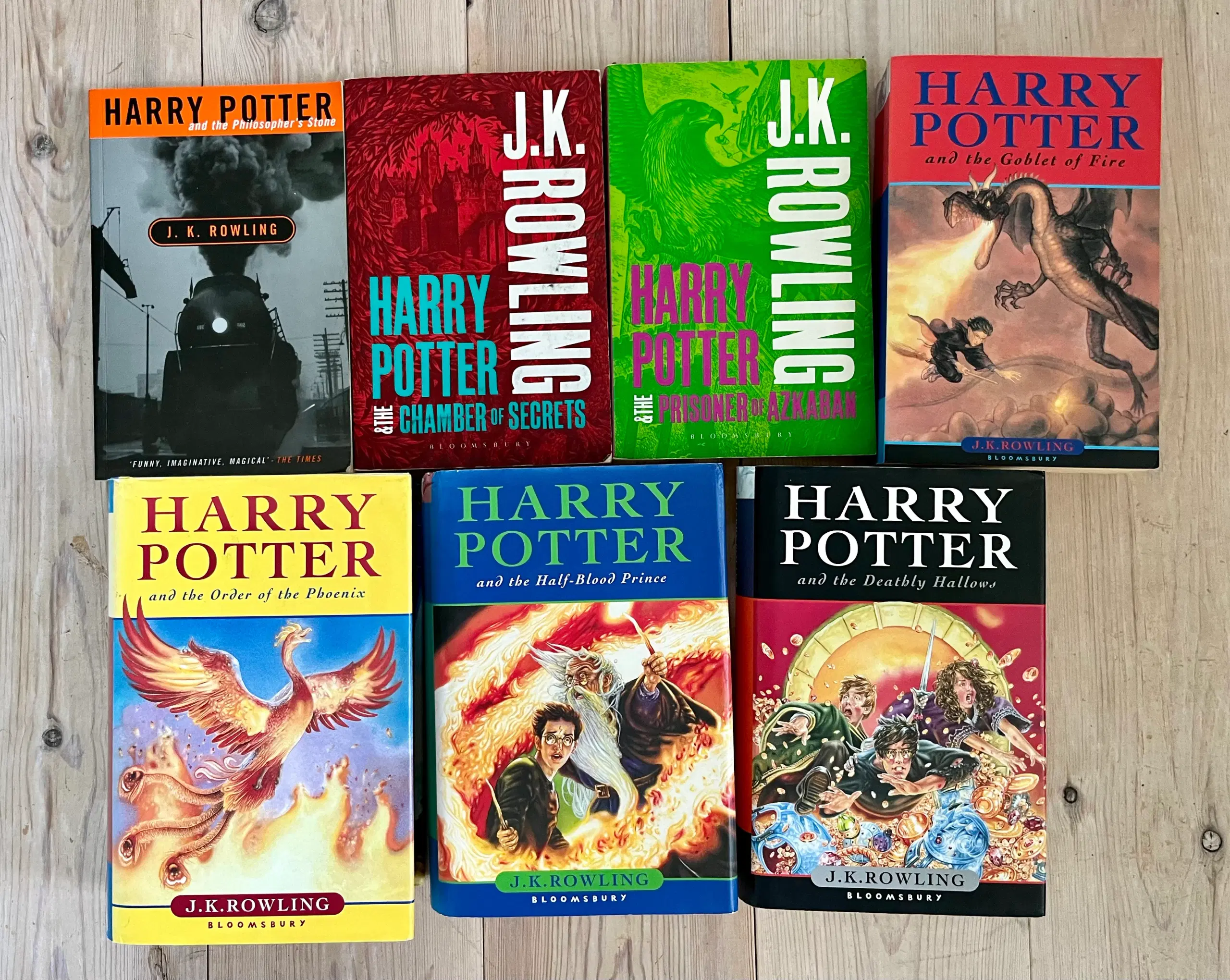 Engelske Harry Potter bøger