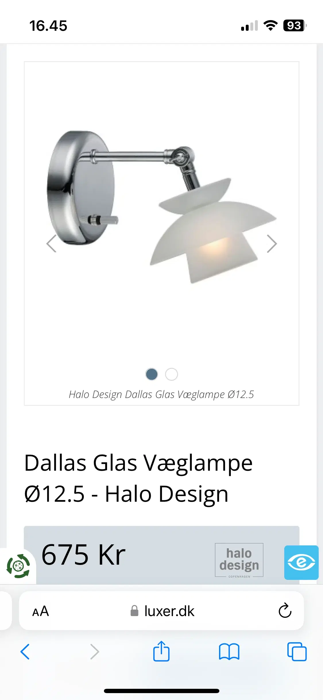 Sengelamper Halo Design