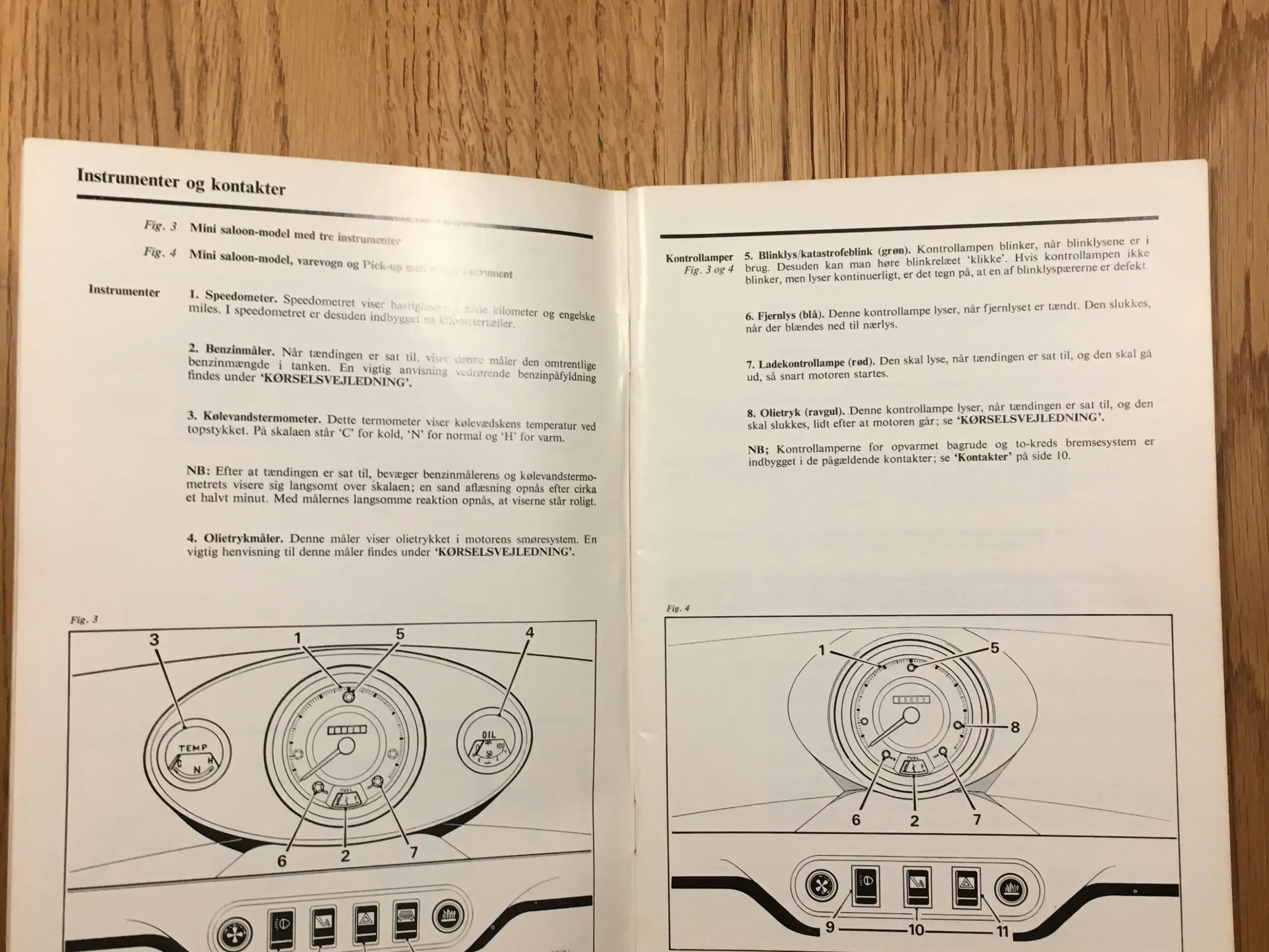 MINI 850 og 1000  Instruktionsbog