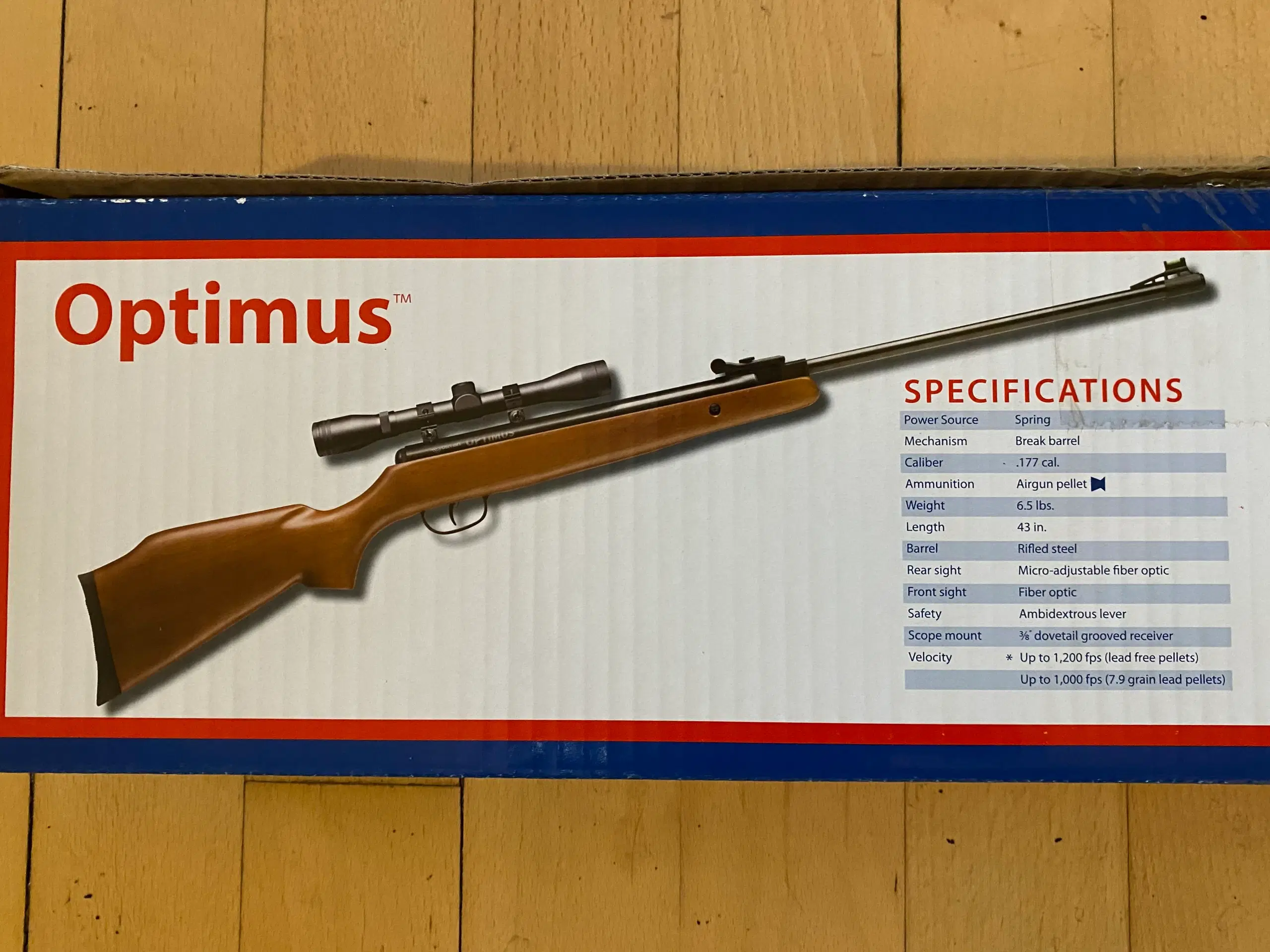 Luftriffel, Crosman Optimus, kaliber 4,5