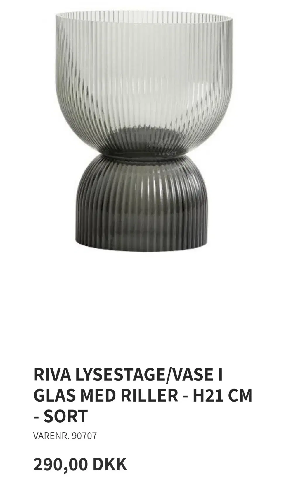 Vendbar Vase / Lysestage