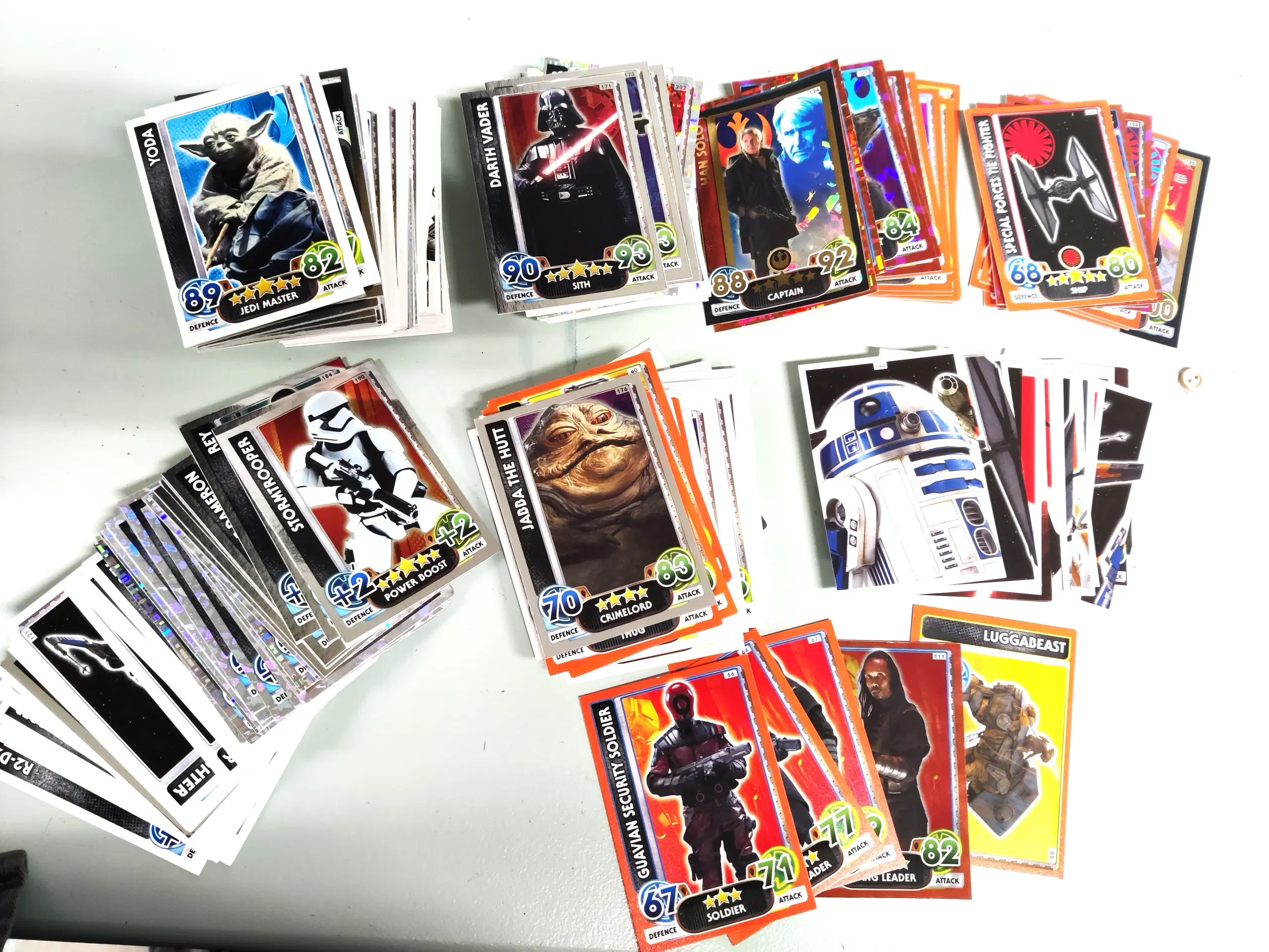 302 stk samlekort STAR WARS Topps