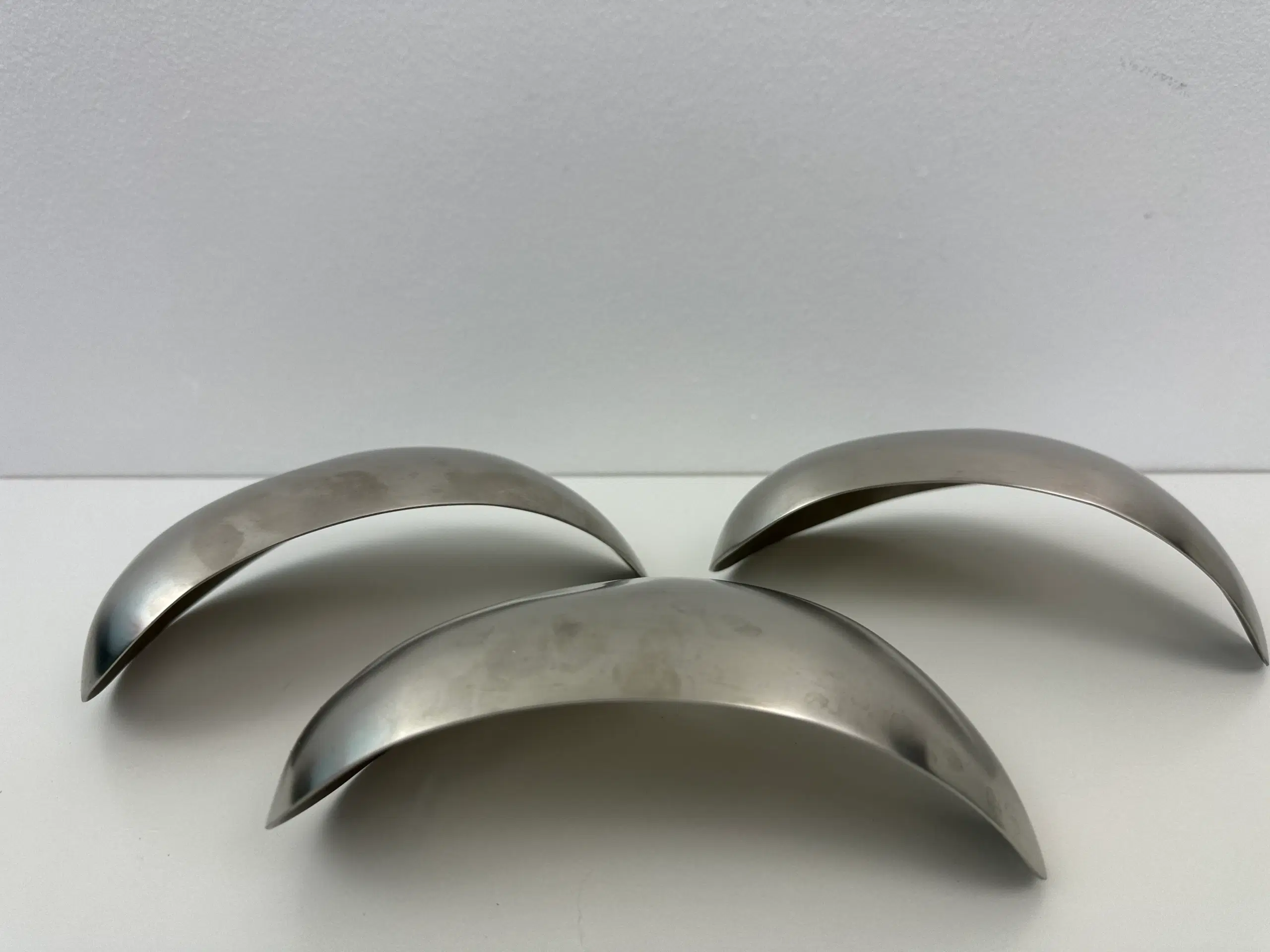 3 stk Georg Jensen 'leaf' skåle