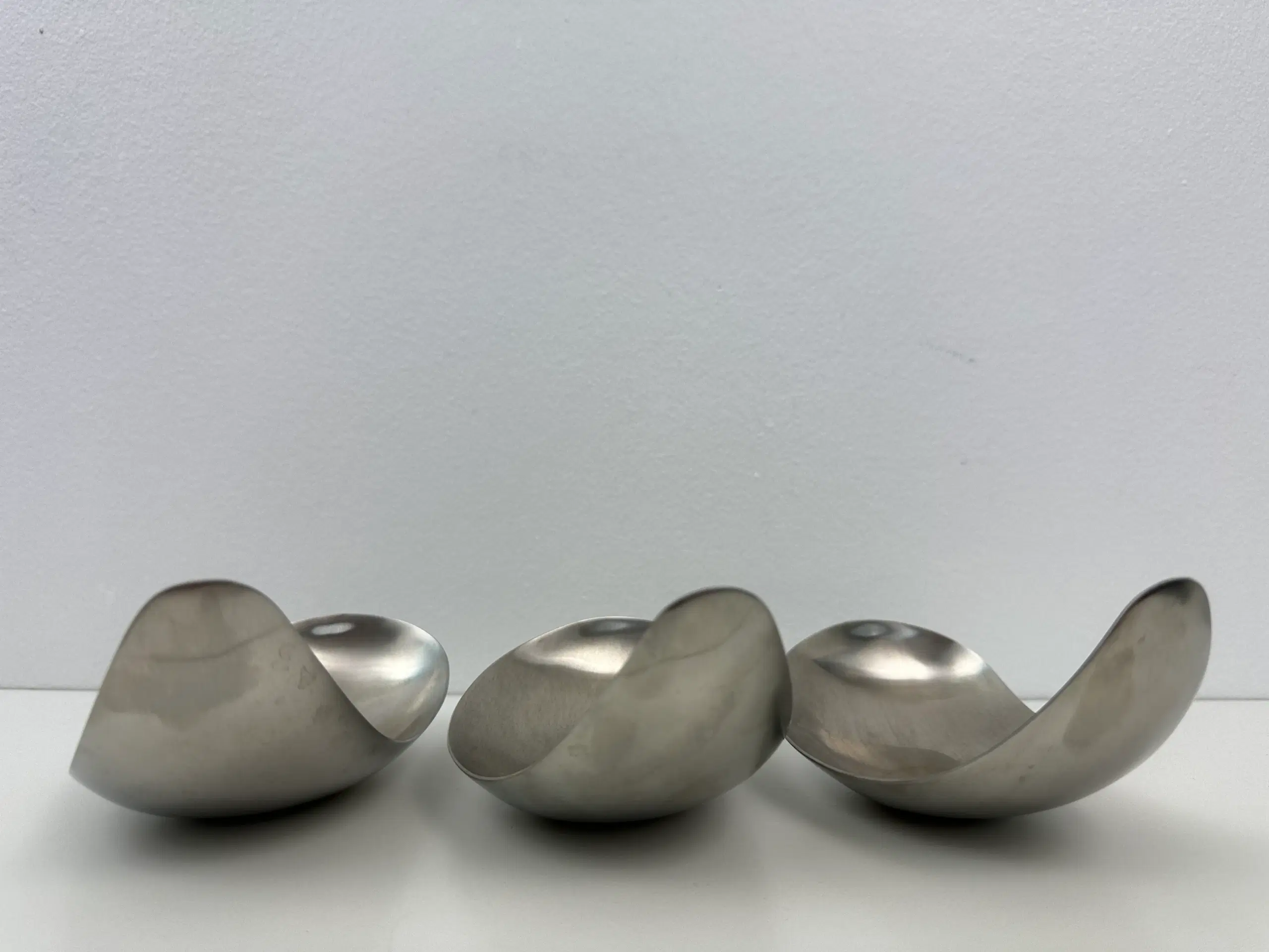 3 stk Georg Jensen 'leaf' skåle