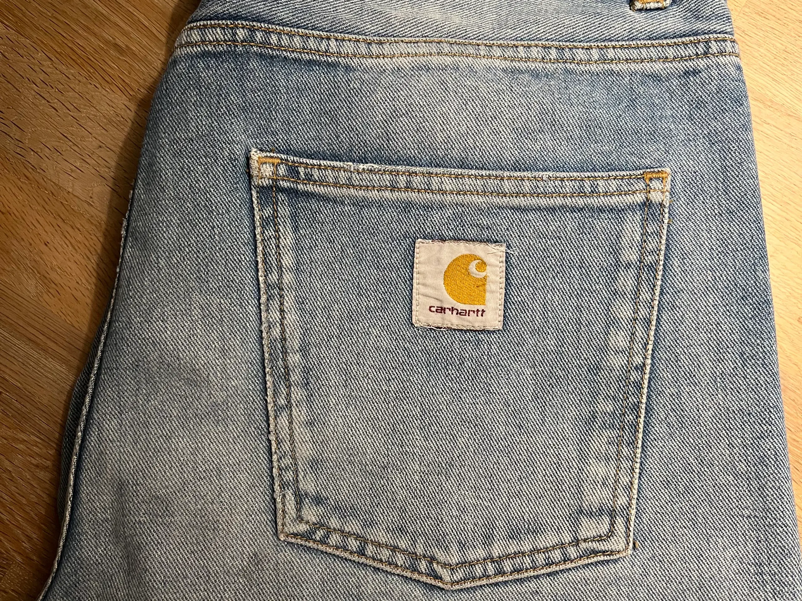 Bukser jeans carhartt str 34