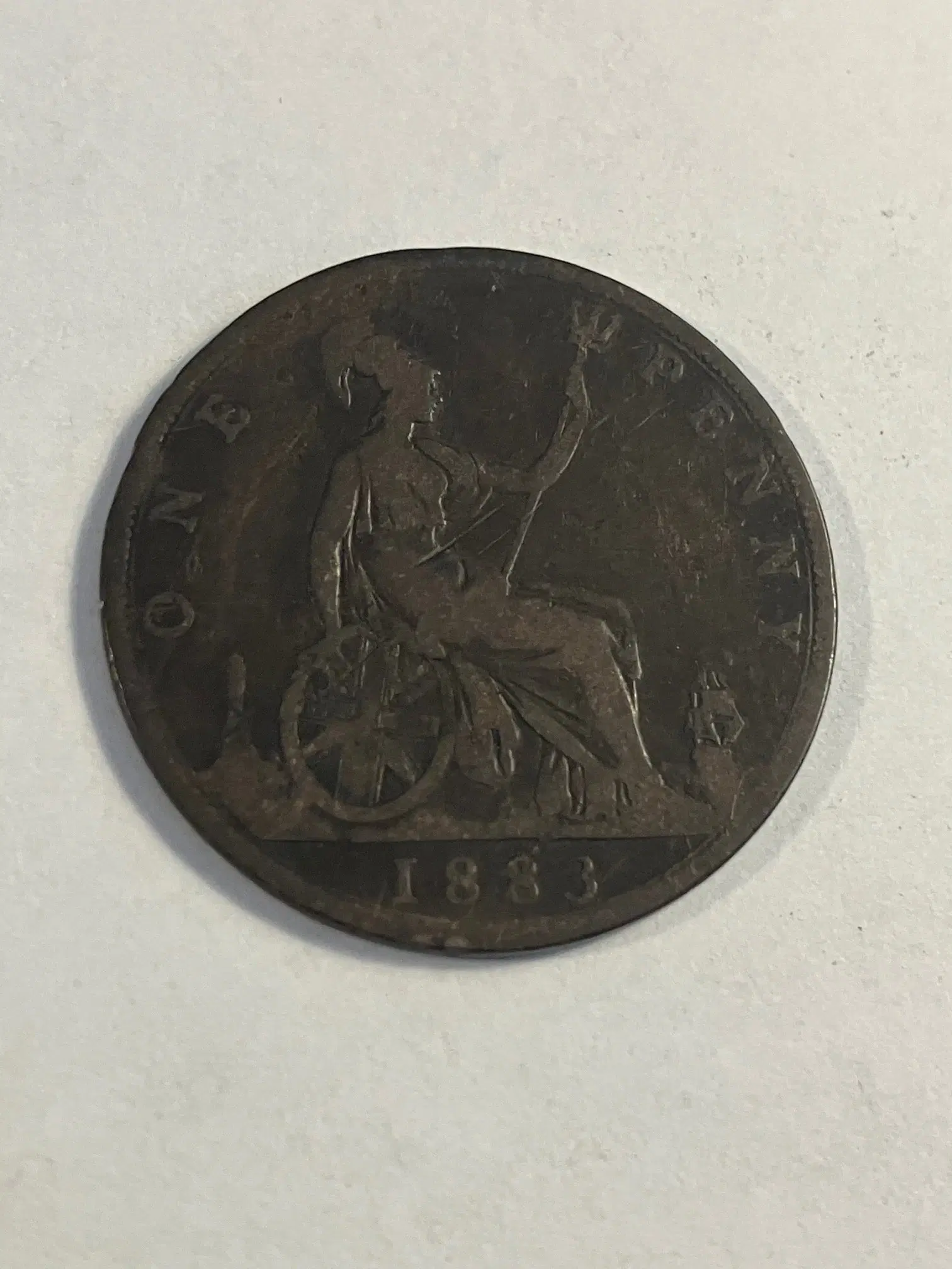 One Penny 1883 England