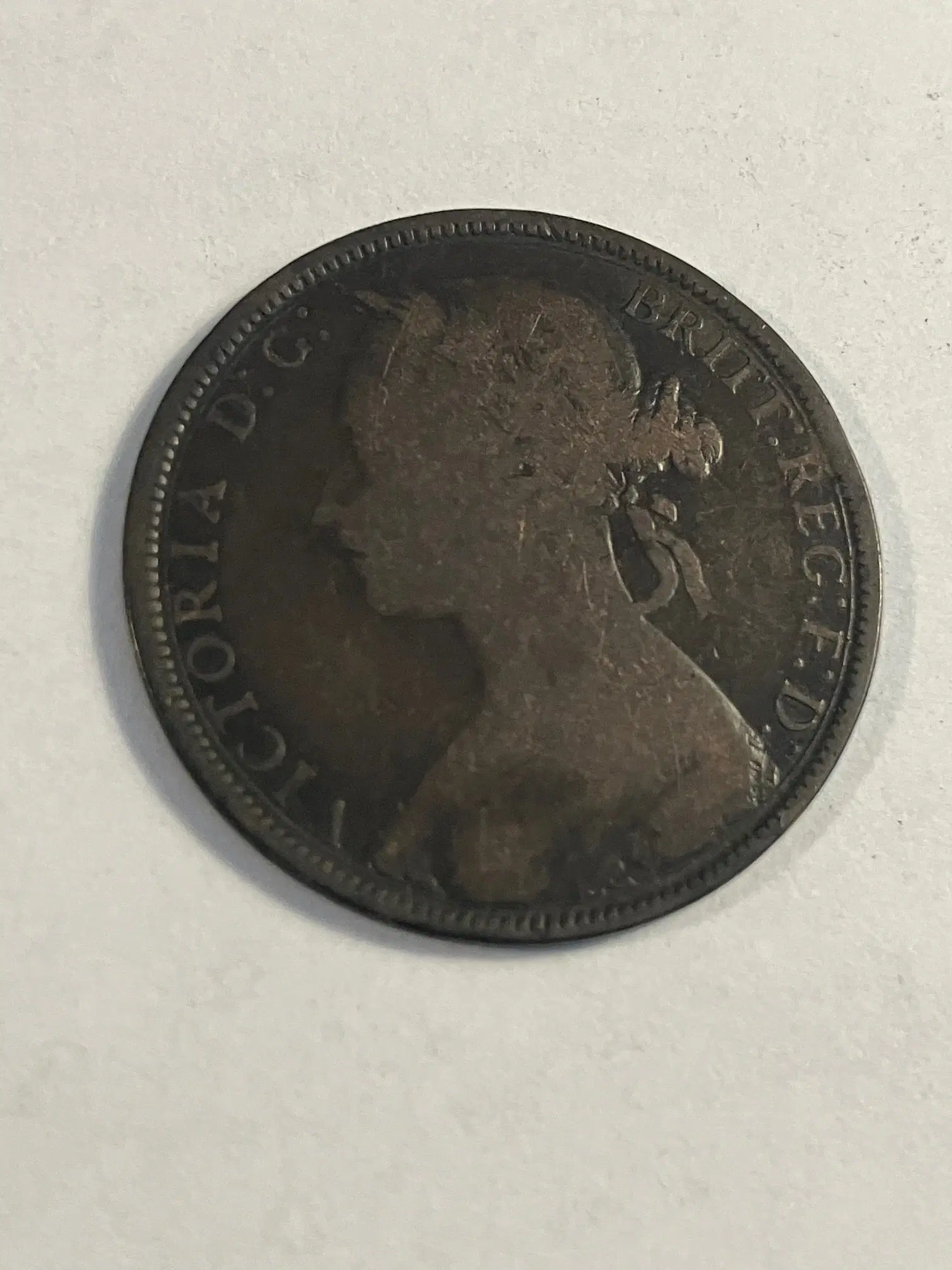 One Penny 1883 England