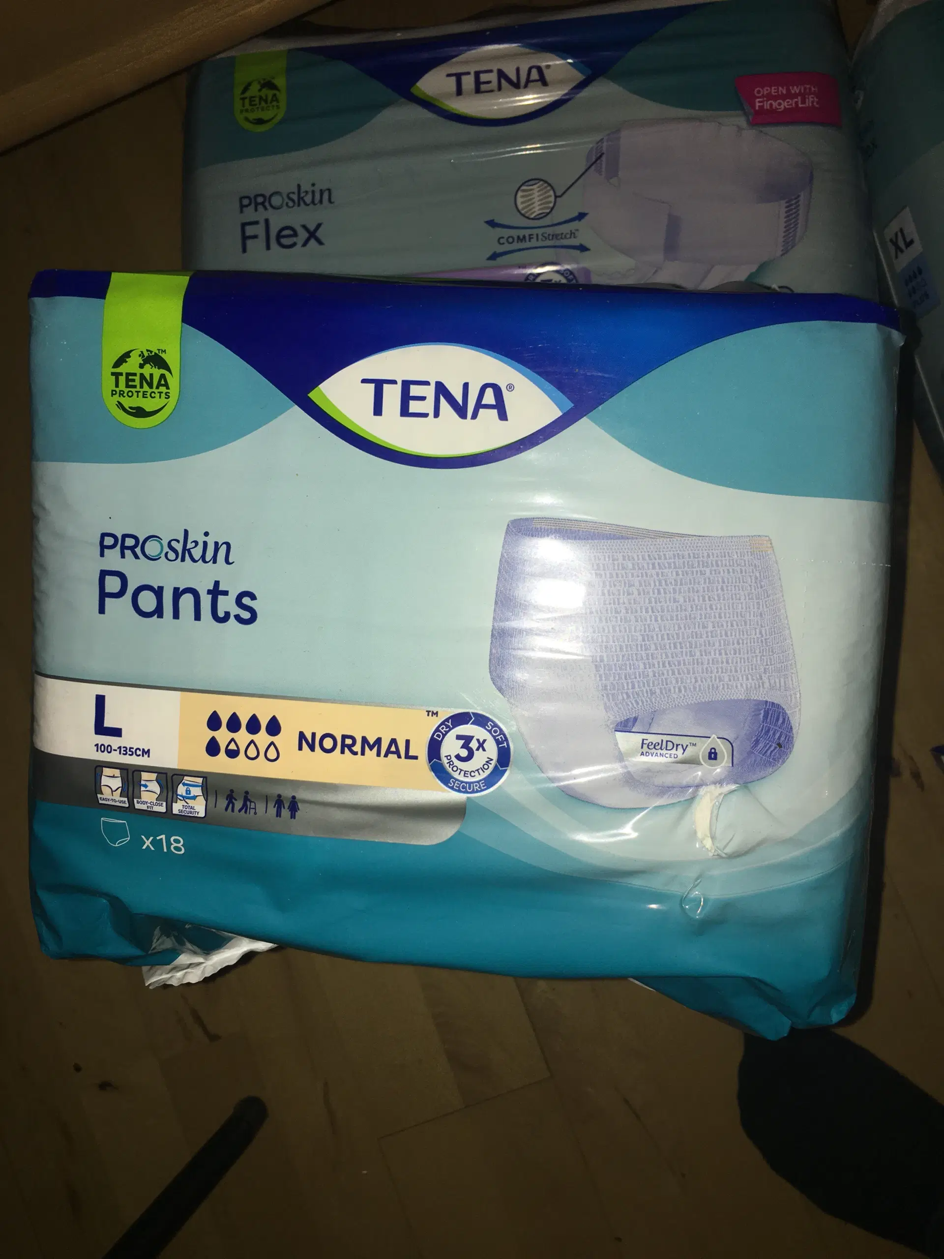 Voksen ble - TENA proskin pants og flex