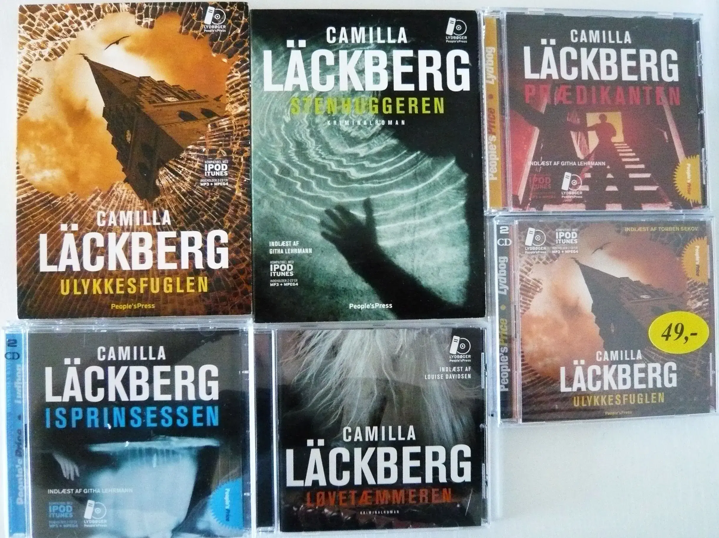 MP3 lydbøger af Camilla Läckberg