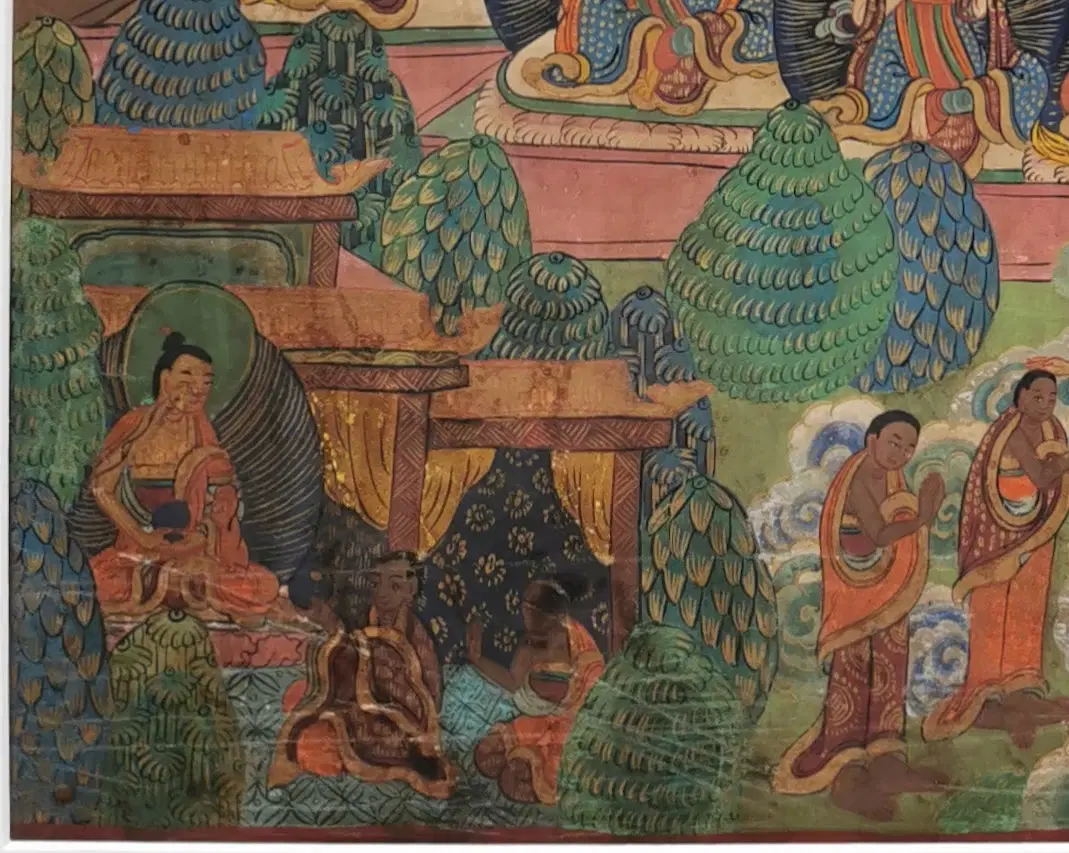 Antik Tibetansk Thangka