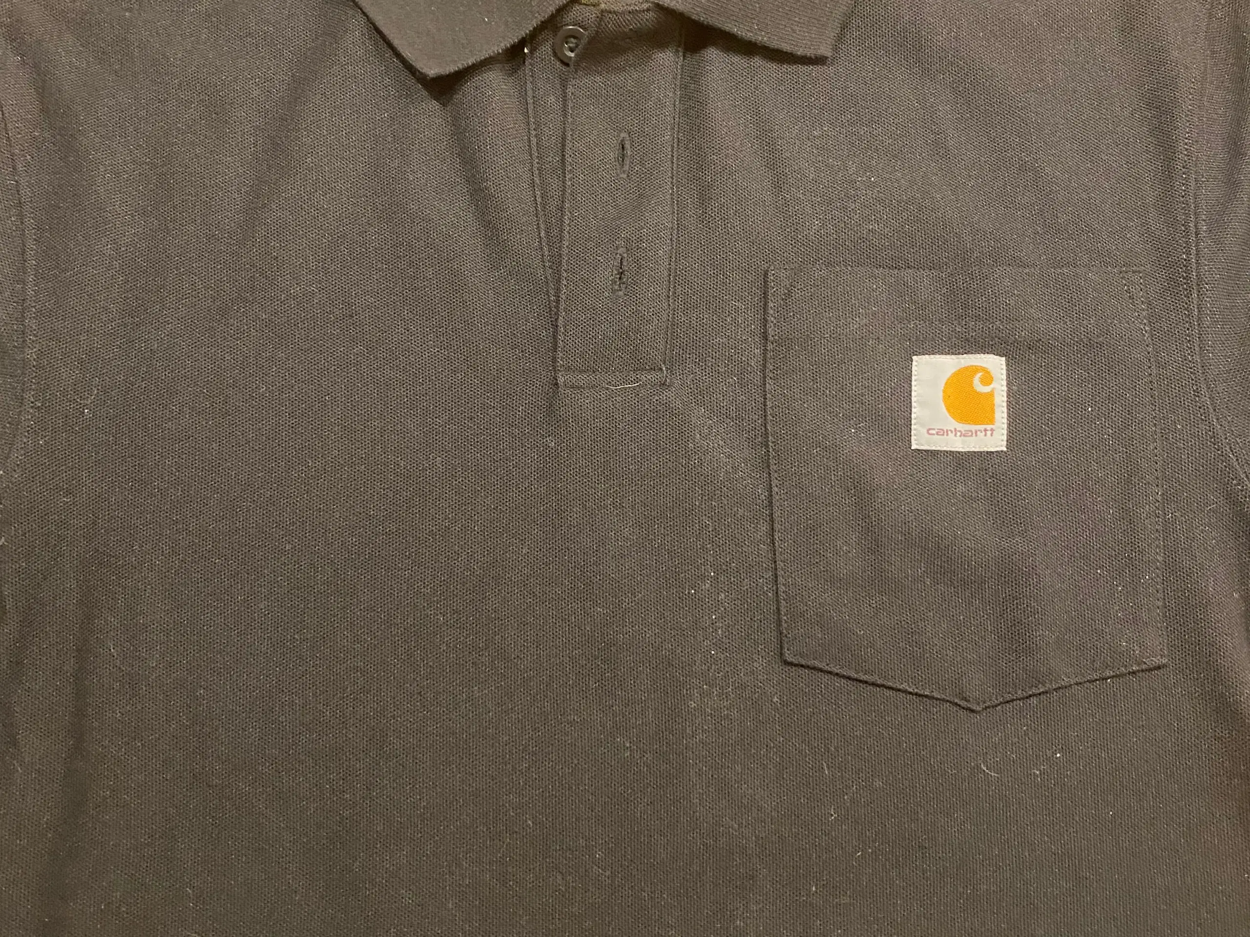 Carhartt polo sort XS svarer til S